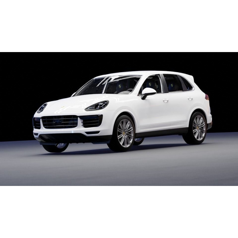 Porsche Cayenne TurboS 3D Model – High Poly Rigged Game Asset, FBX - View 8