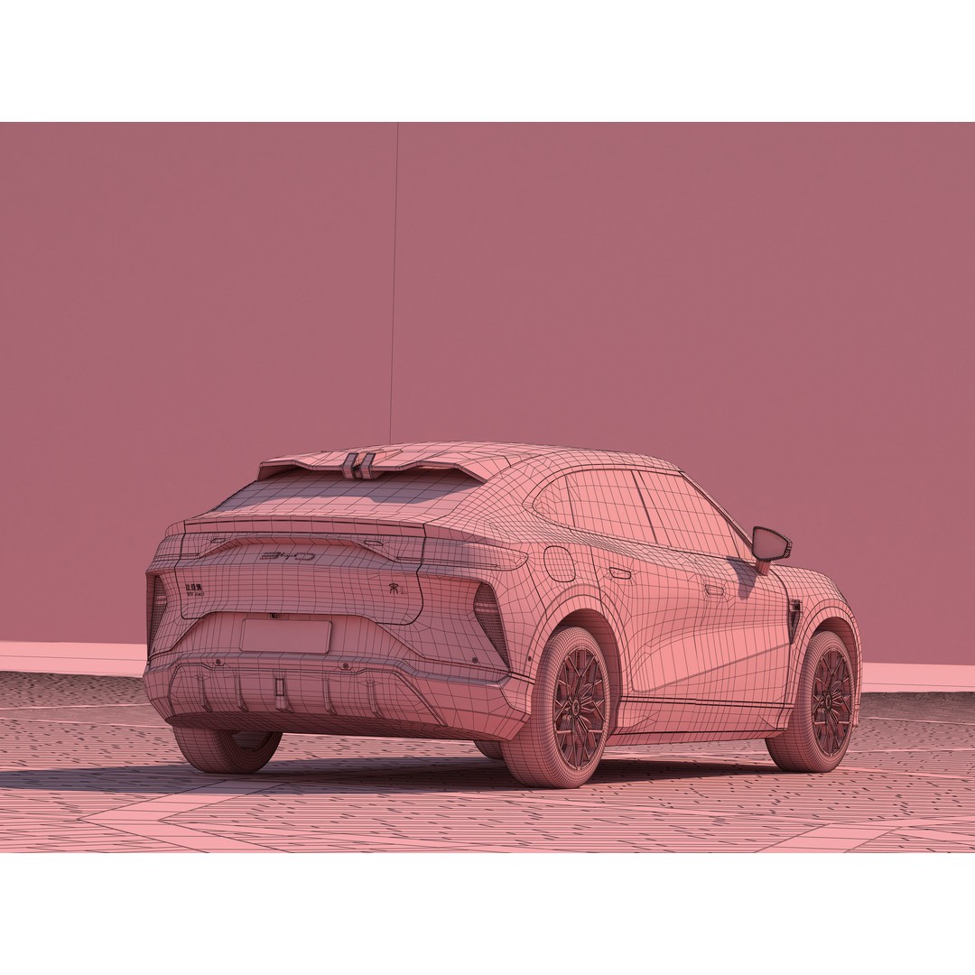 BYD Song L 3D Model – Sport SUV with PBR Textures, FBX & OBJ
