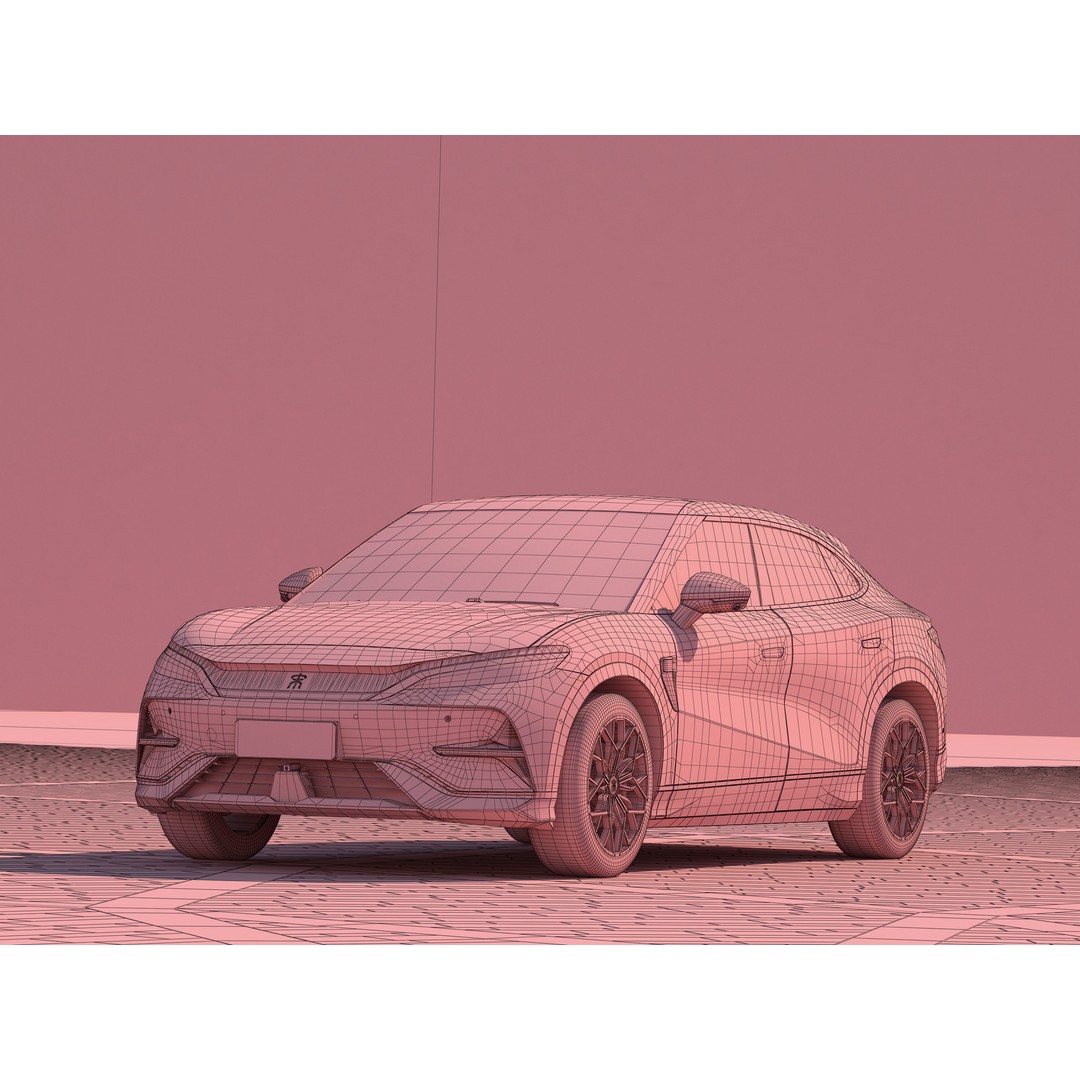 BYD Song L 3D Model – Sport SUV with PBR Textures, FBX & OBJ - View 6