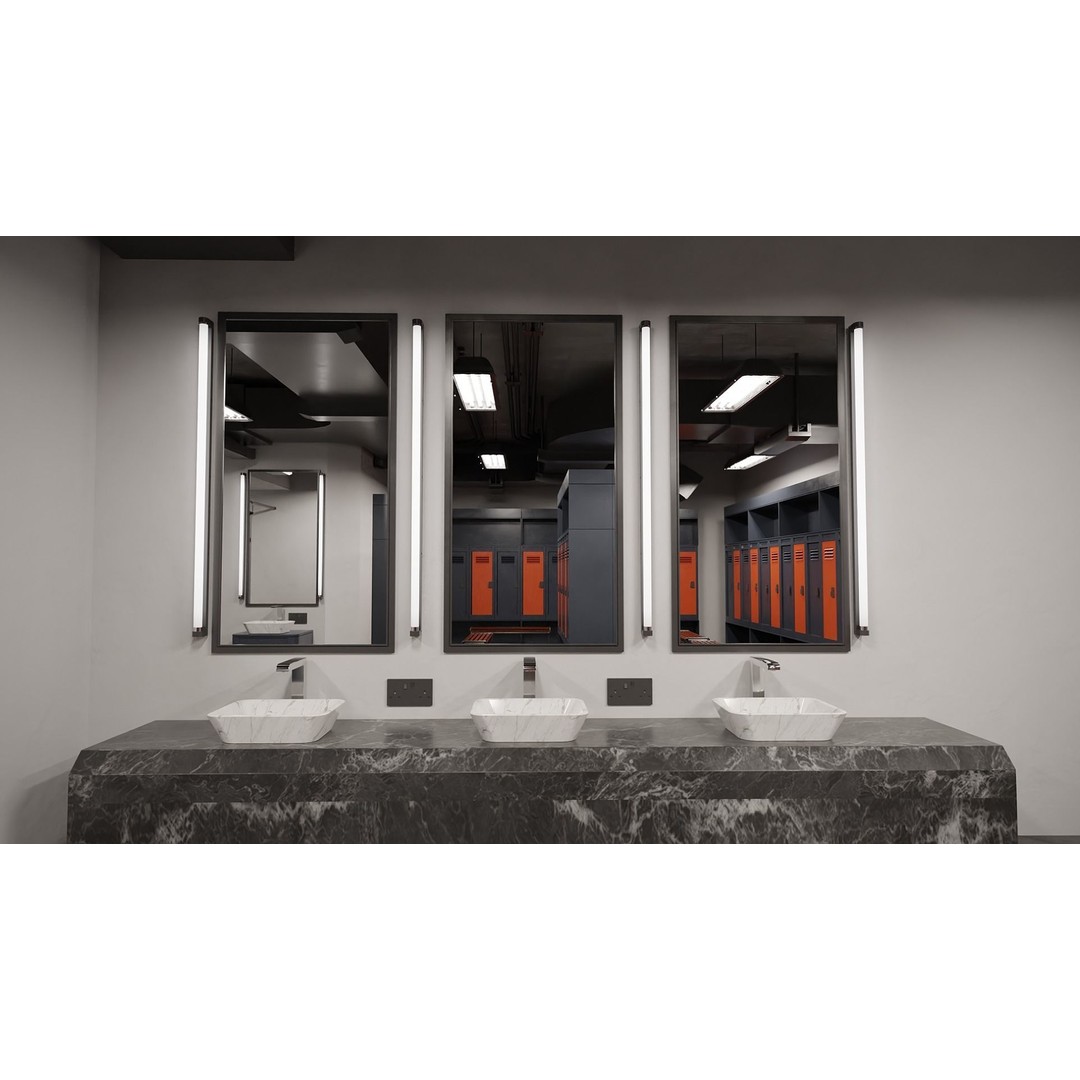 Modern Gym Locker Room 3D Model – Low Poly PBR Interior Asset - View 12