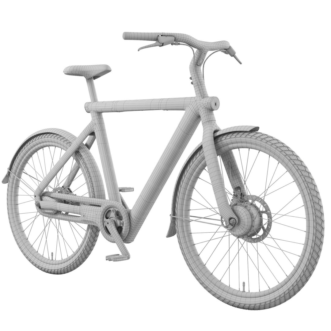 VanMoof S5 3D Model – High Quality E-Bike, PBR Textures, FBX - View 14