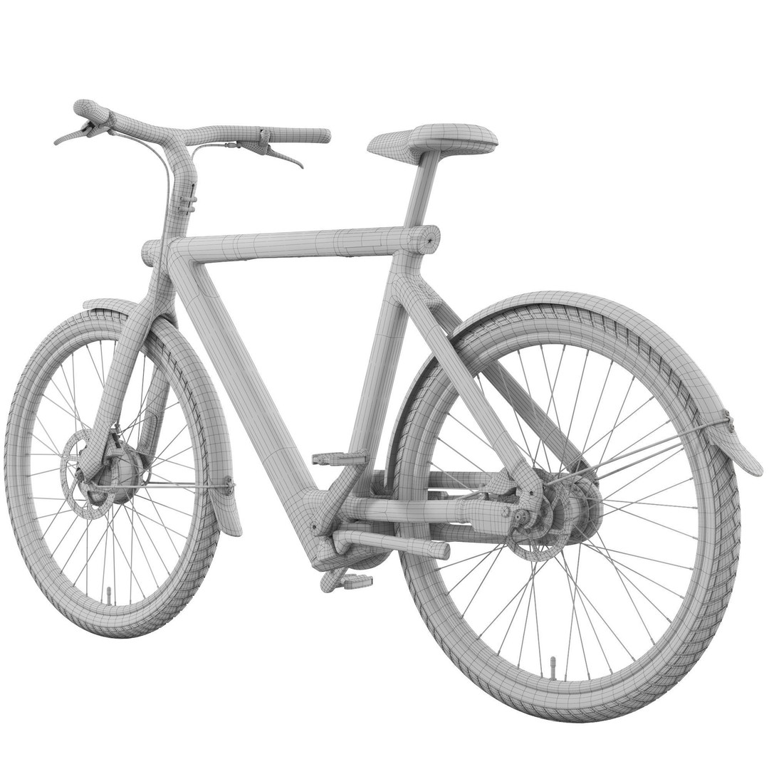 VanMoof S5 3D Model – High Quality E-Bike, PBR Textures, FBX - View 15