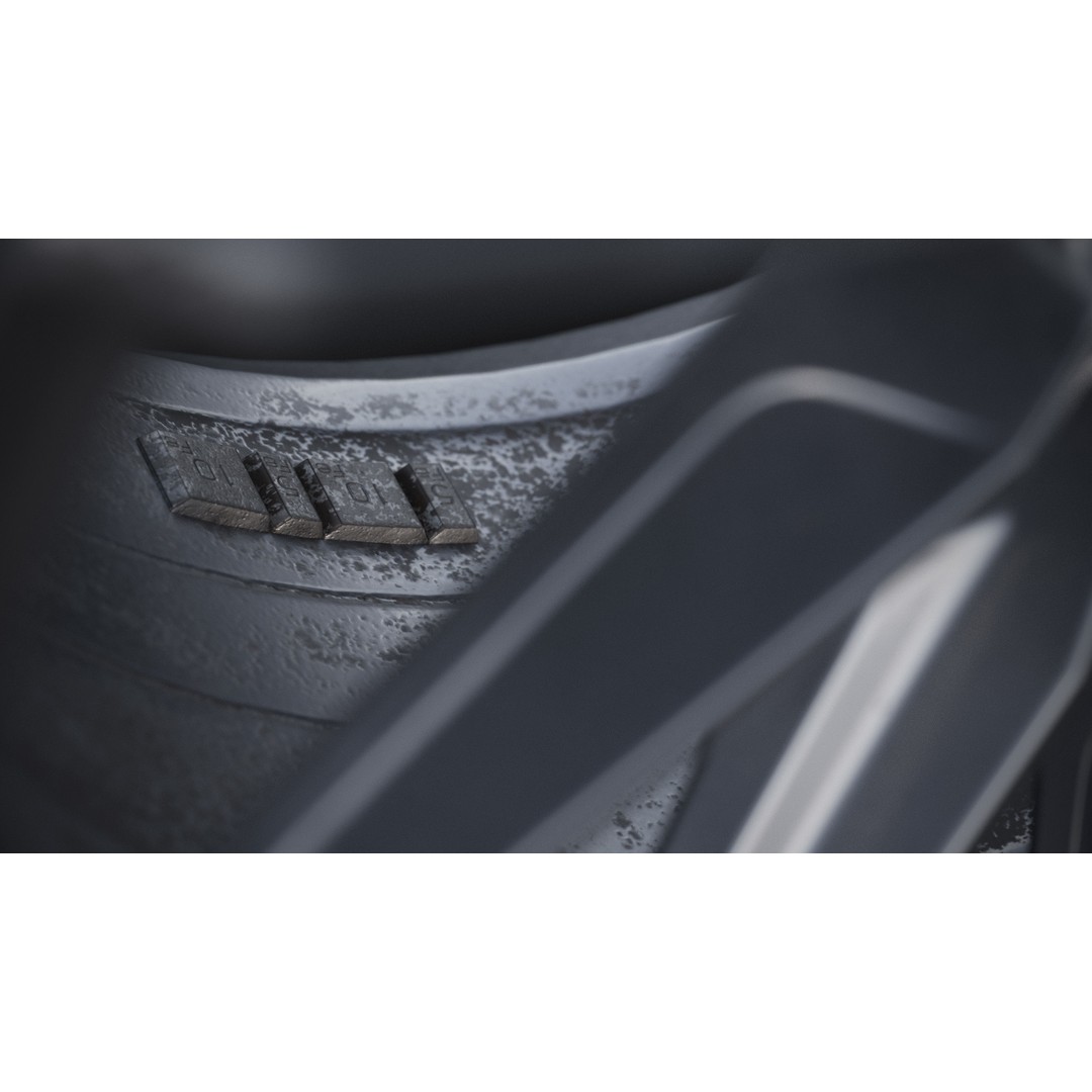 WheelForce CF3-FF R Tire Michelin Pilot Sport 4 3D Model – Low Poly PBR Asset, FBX - View 15