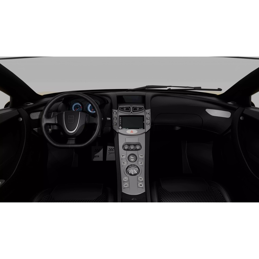 GTA Spano 3D Model – High Poly Game-Ready Asset, FBX, OBJ - View 12