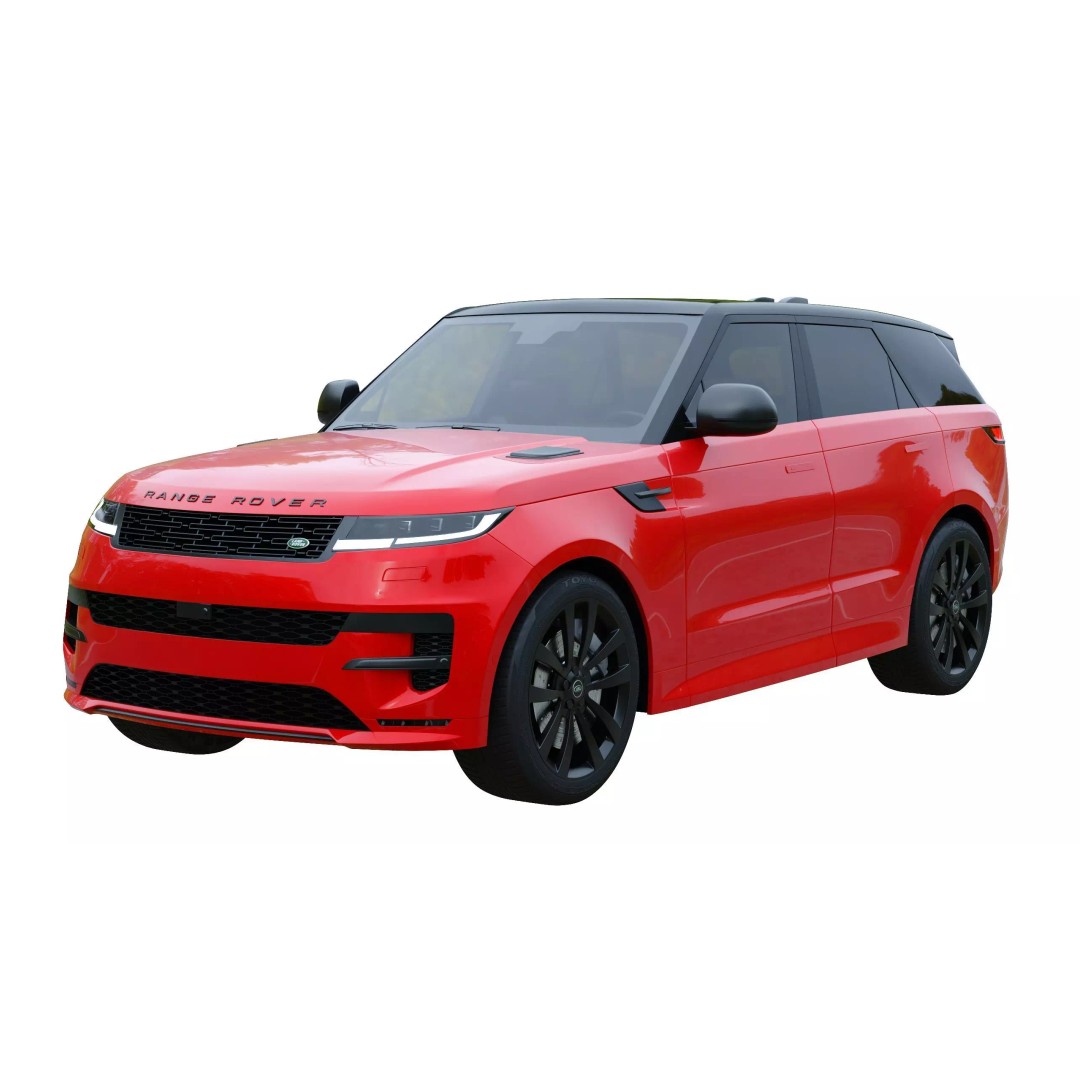 Range Rover Sport 2023 3D Model – High Poly Game Asset, FBX, PBR - View 2