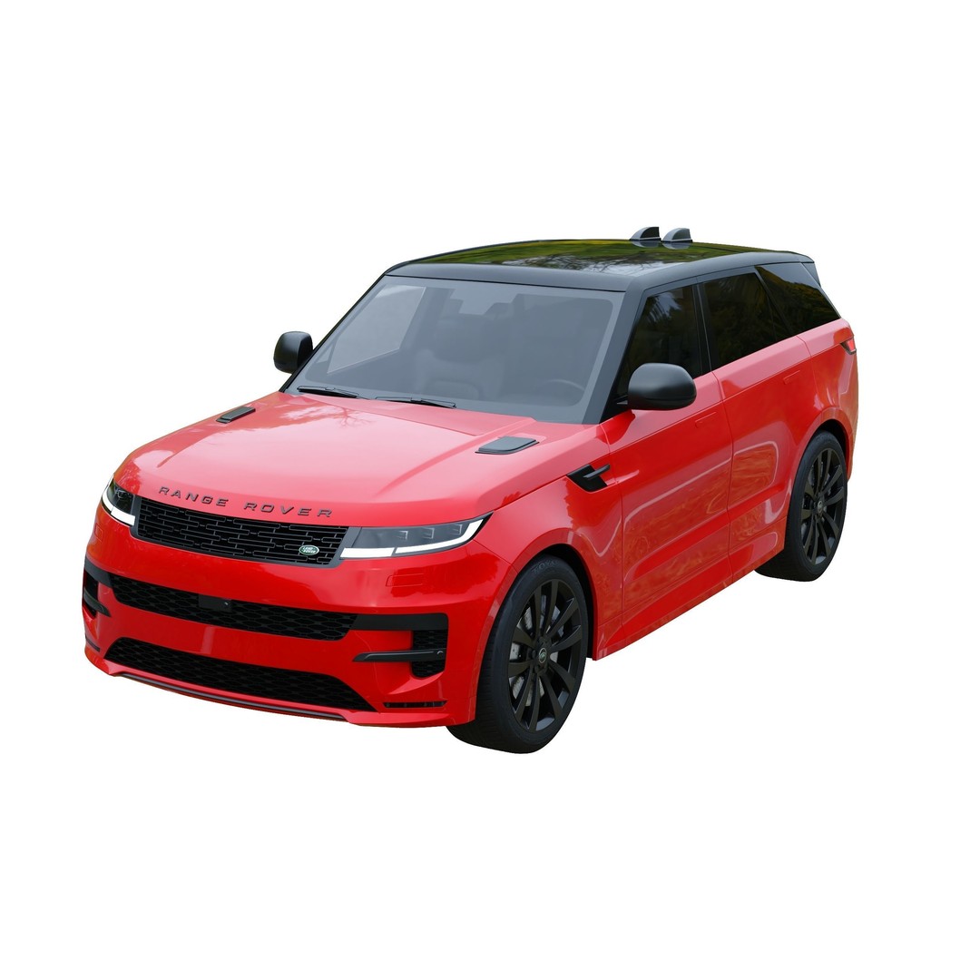 Range Rover Sport 2023 3D Model – High Poly Game Asset, FBX, PBR - View 7