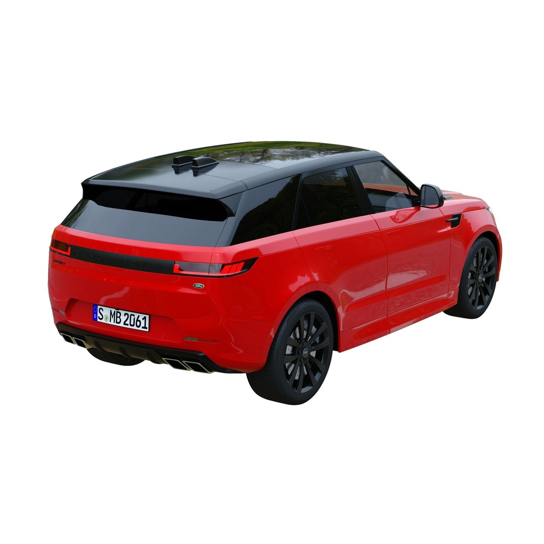 Range Rover Sport 2023 3D Model – High Poly Game Asset, FBX, PBR - View 8