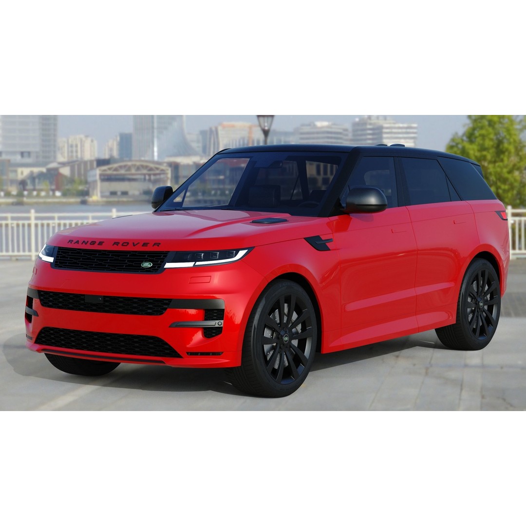 Range Rover Sport 2023 3D Model – High Poly Game Asset, FBX, PBR - View 9
