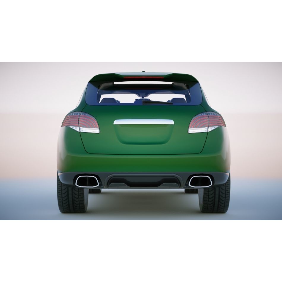 Generic SUV 3D Model – Low Poly Game Asset, FBX, OBJ Formats - View 15