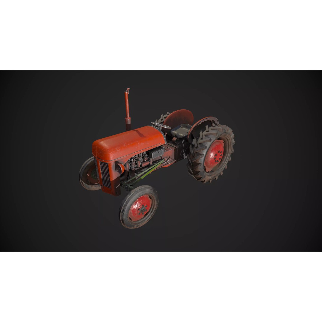 Abandoned Vehicles 3D Model – Low Poly Pack, Game Ready, FBX, OBJ - View 33