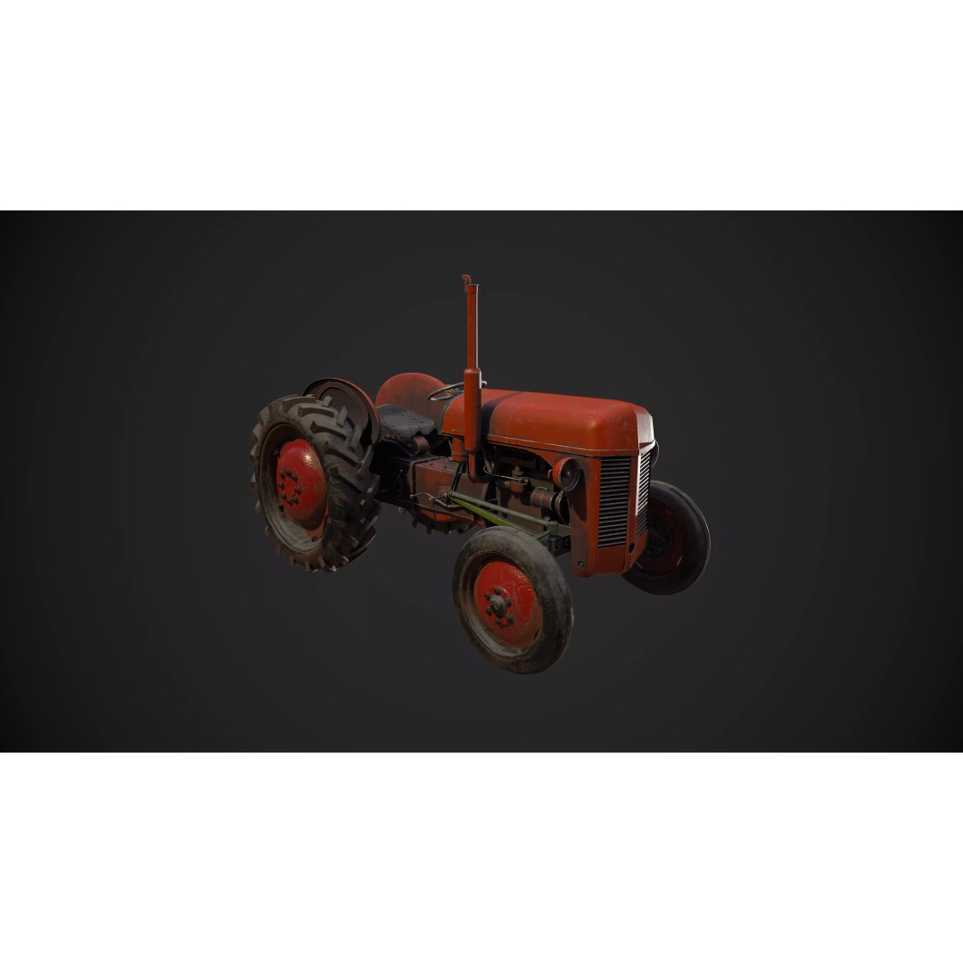 Abandoned Vehicles 3D Model – Low Poly Pack, Game Ready, FBX, OBJ - View 34