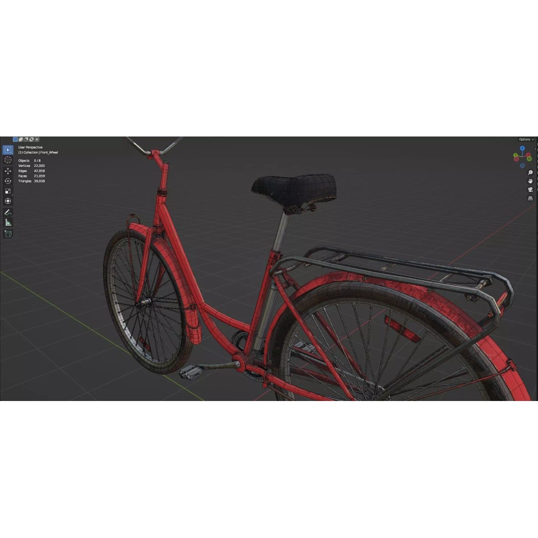 Abandoned Vehicles 3D Model – Low Poly Pack, Game Ready, FBX, OBJ - View 53