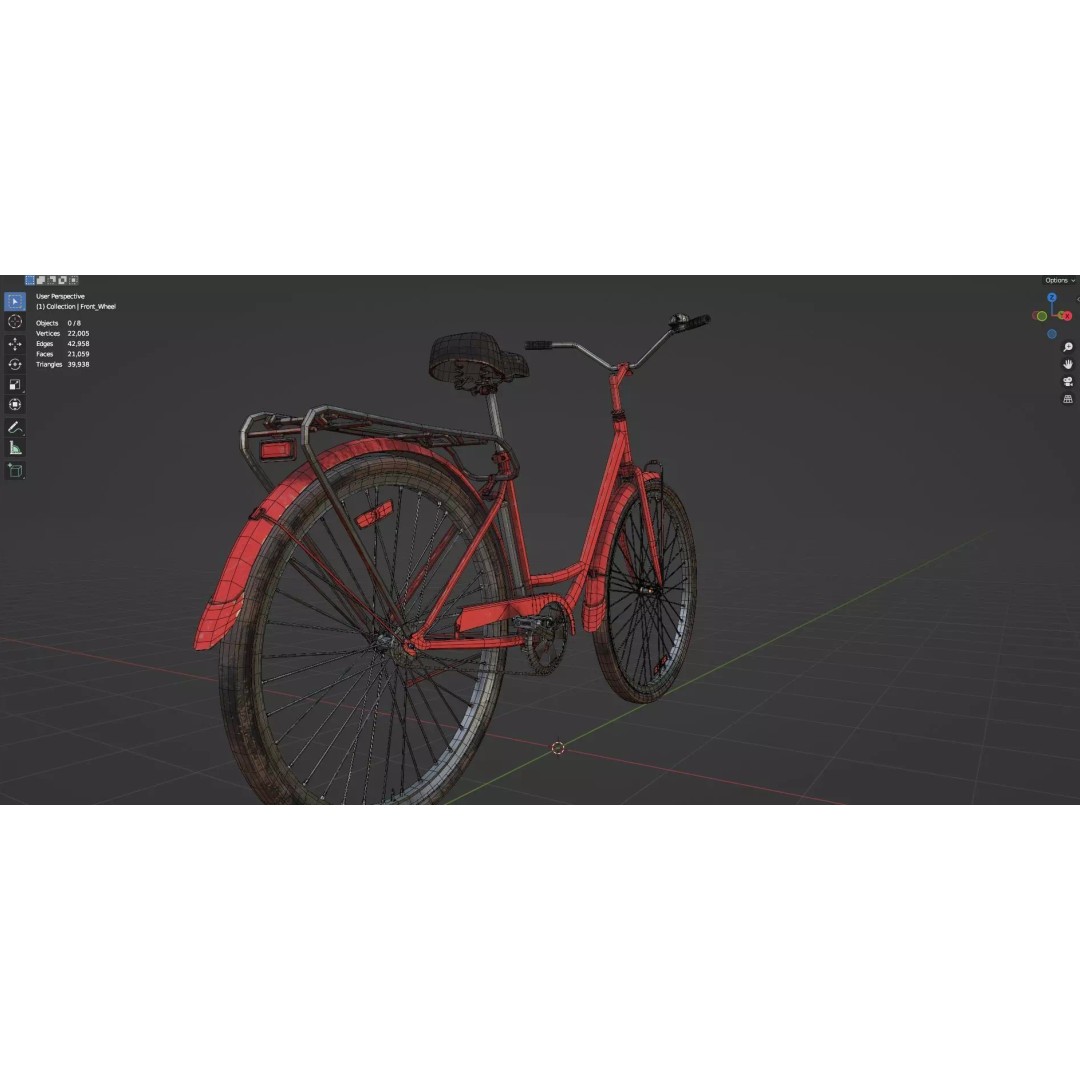 Abandoned Vehicles 3D Model – Low Poly Pack, Game Ready, FBX, OBJ - View 83