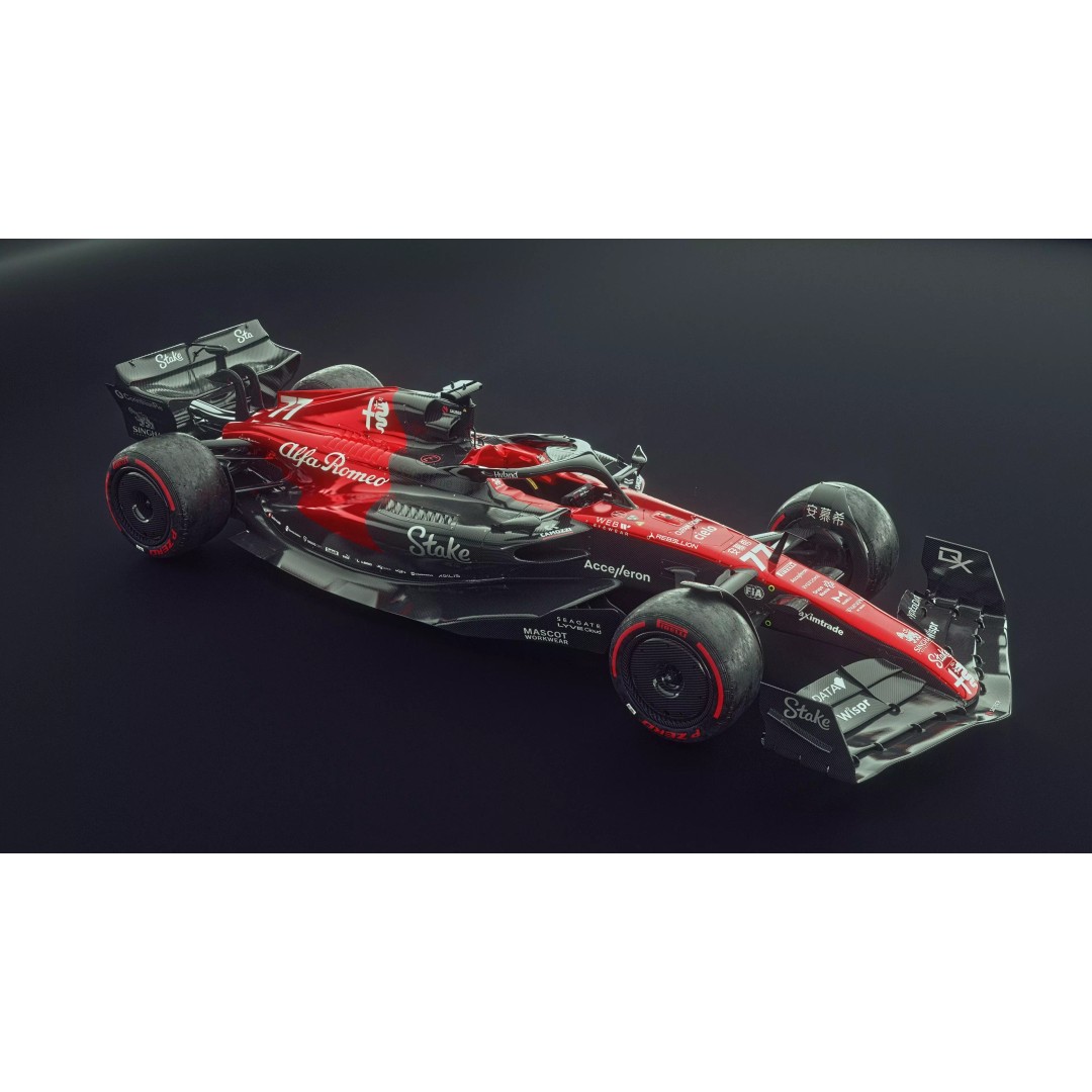 Alfa Romeo C43 3D Model – Low Poly Racing Car, FBX, Game Ready - View 2