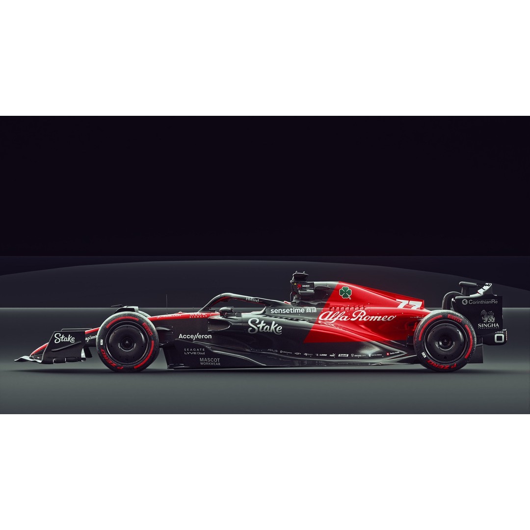 Alfa Romeo C43 3D Model – Low Poly Racing Car, FBX, Game Ready - View 3