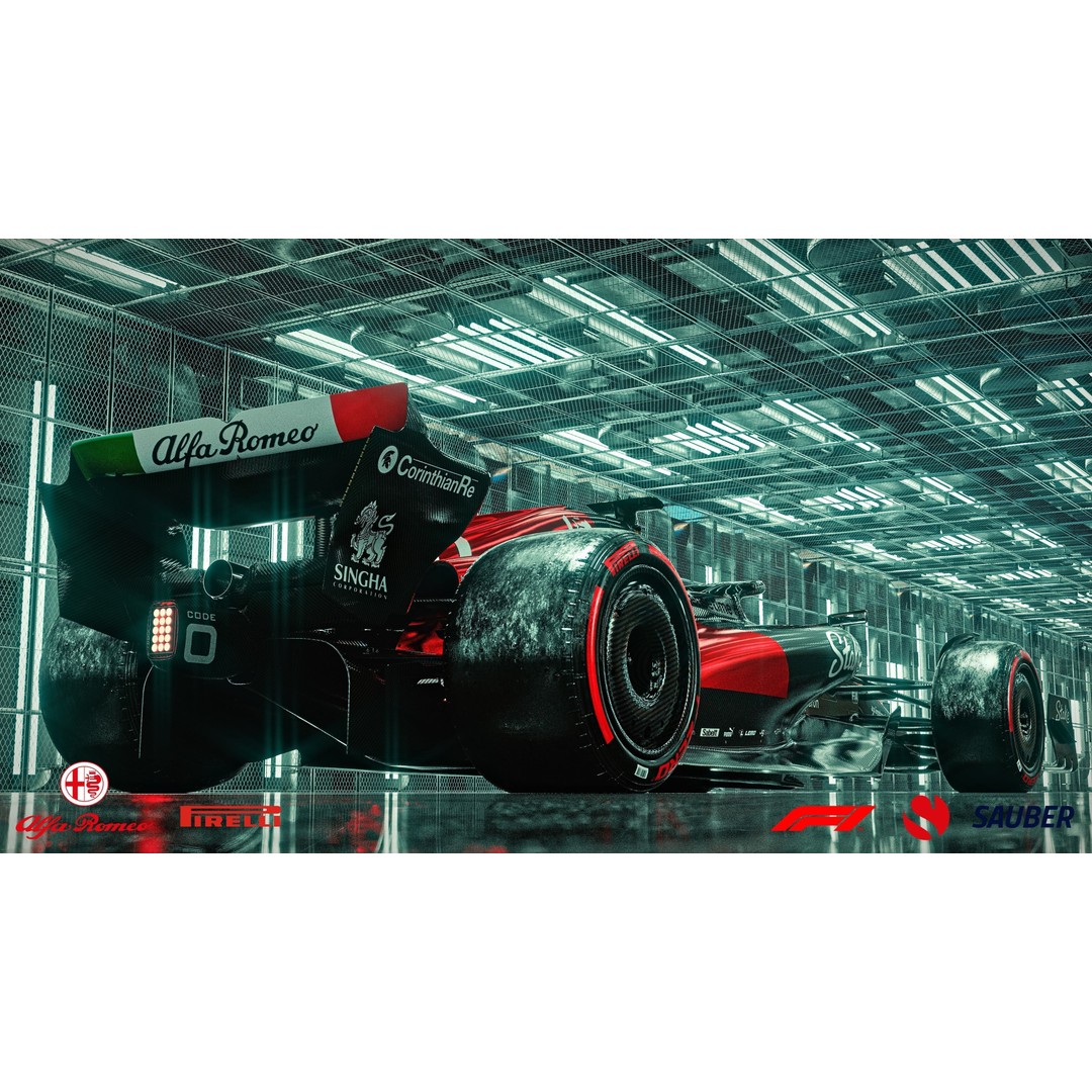 Alfa Romeo C43 3D Model – Low Poly Racing Car, FBX, Game Ready - View 5