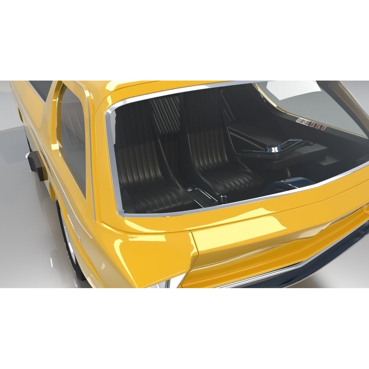 Dodge Deora - High-Poly and Low-Poly 3D Model - View 12