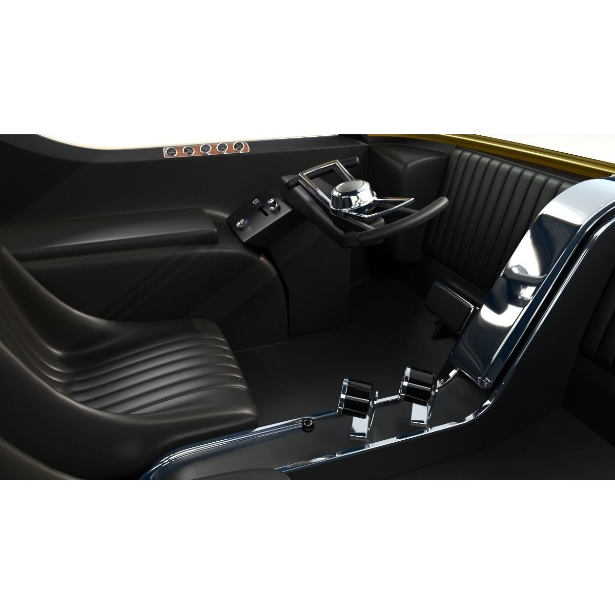 Dodge Deora - High-Poly and Low-Poly 3D Model - View 14