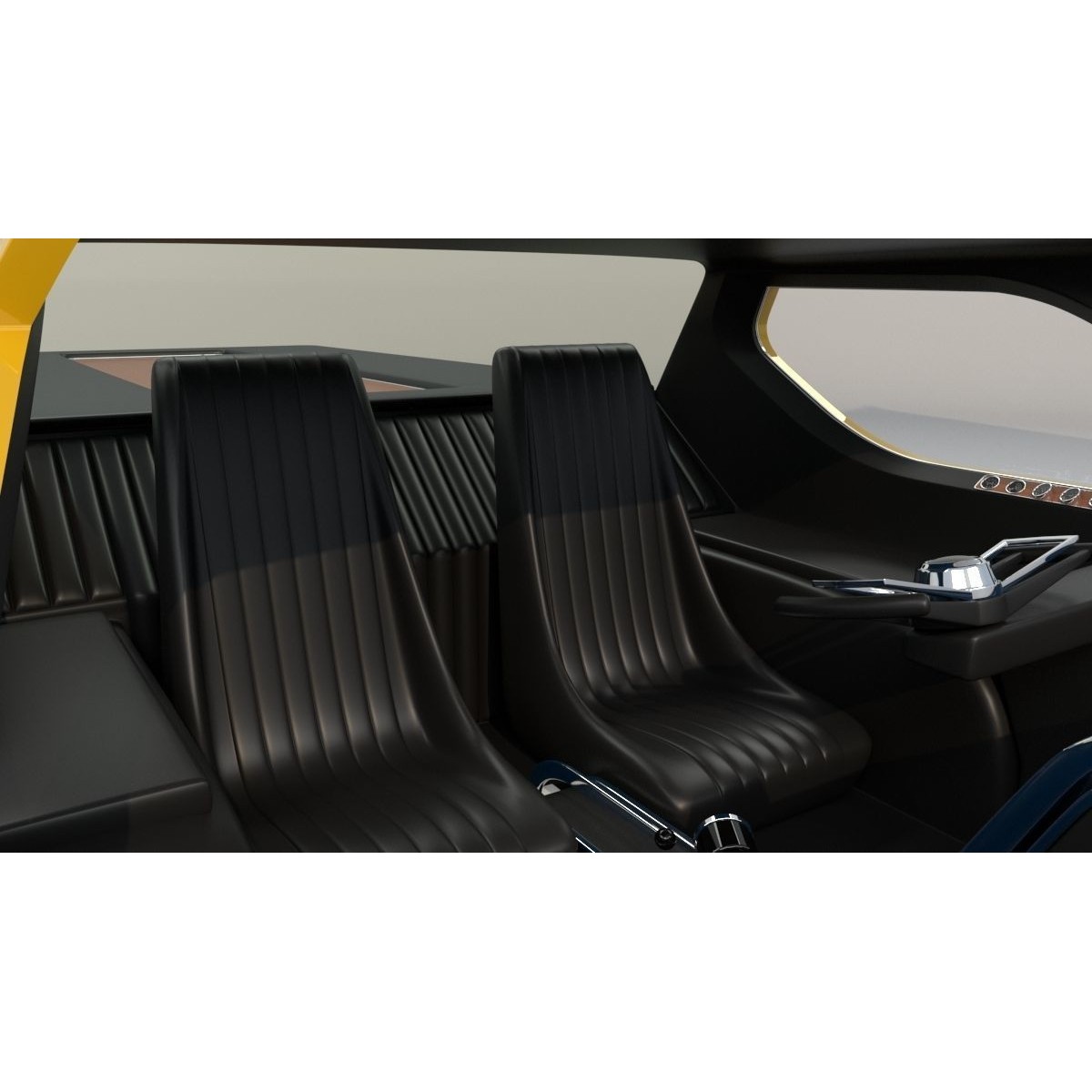 Dodge Deora - High-Poly and Low-Poly 3D Model - View 16