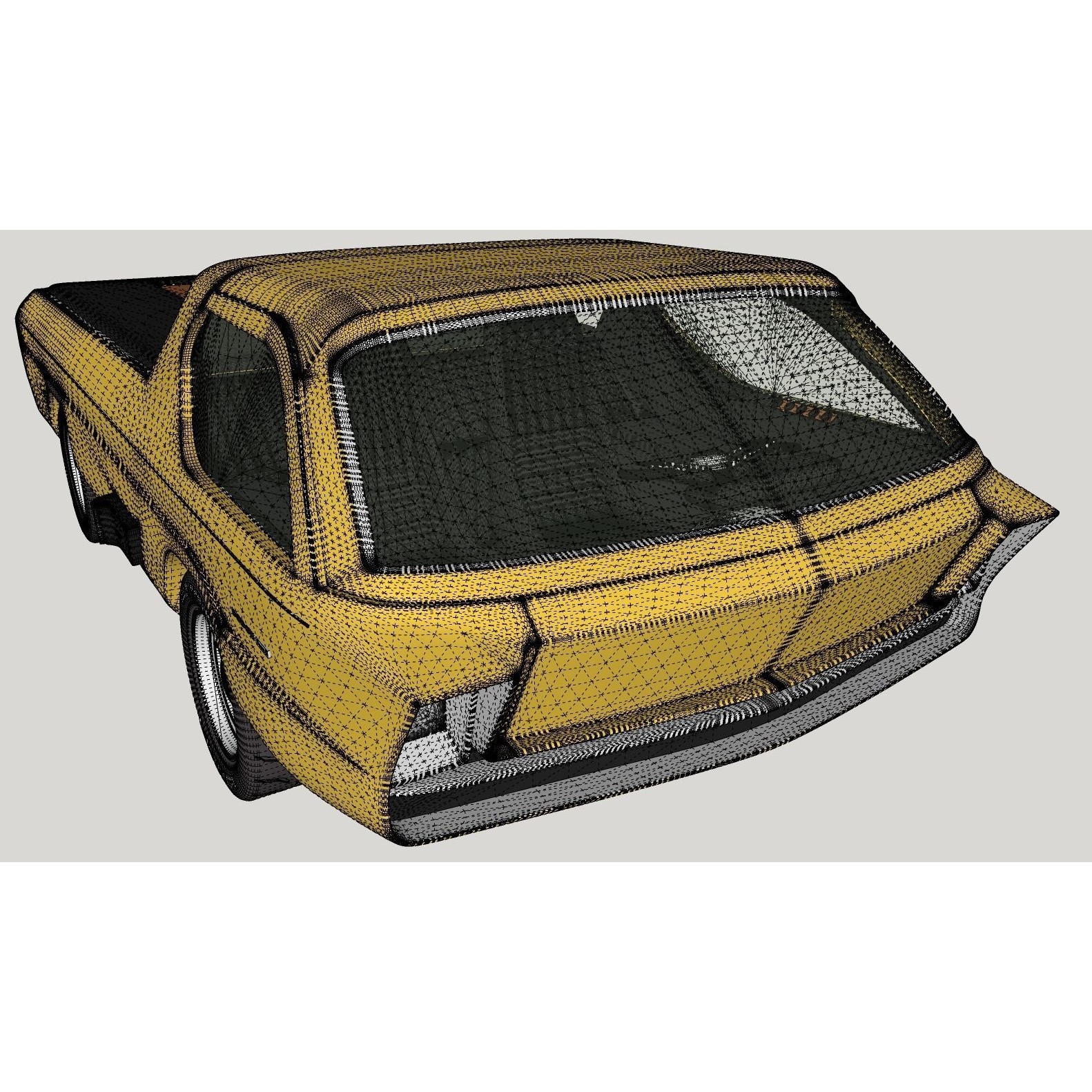 Dodge Deora - High-Poly and Low-Poly 3D Model - View 19