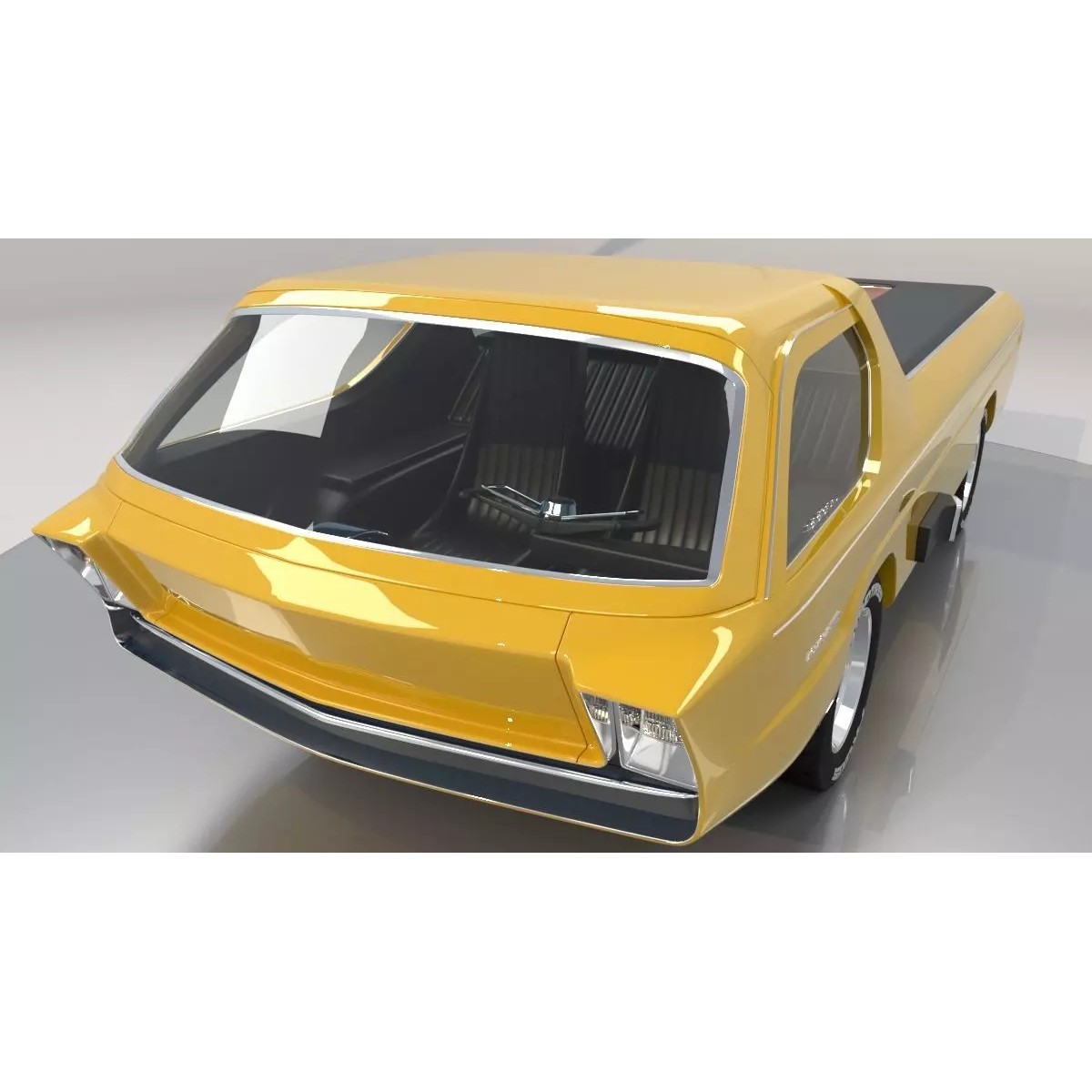 Dodge Deora - High-Poly and Low-Poly 3D Model - View 2