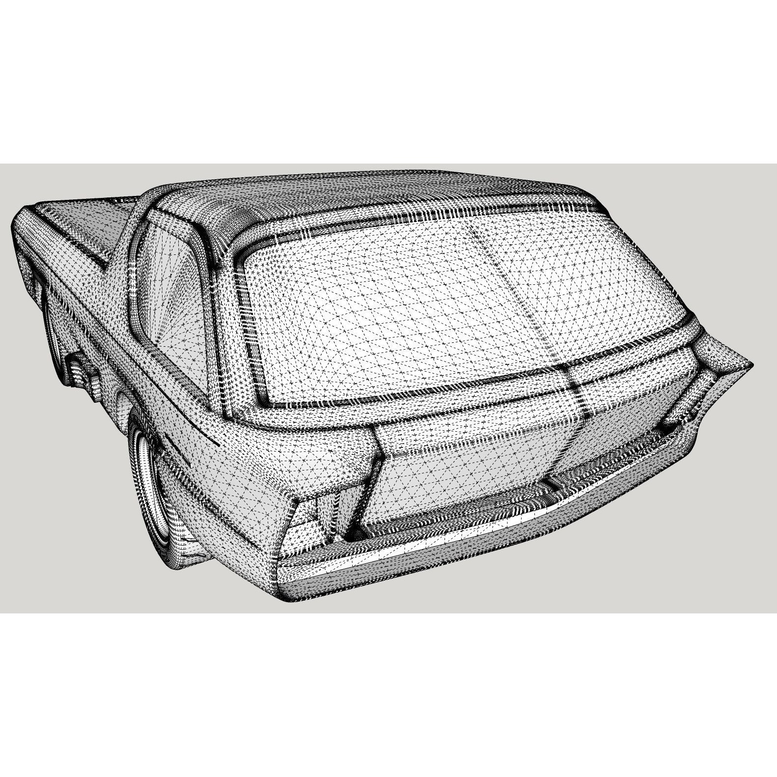 Dodge Deora - High-Poly and Low-Poly 3D Model - View 21