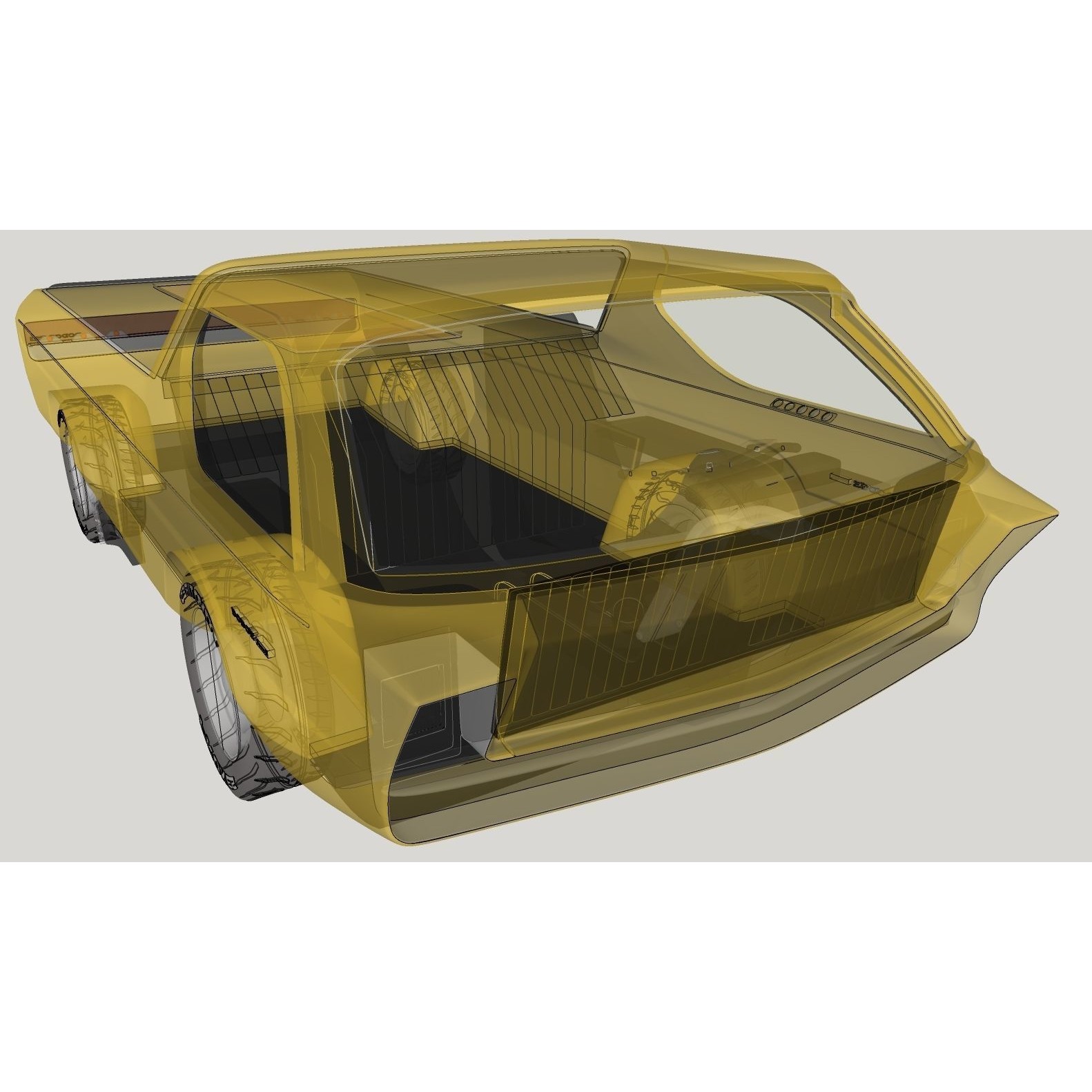Dodge Deora - High-Poly and Low-Poly 3D Model - View 23