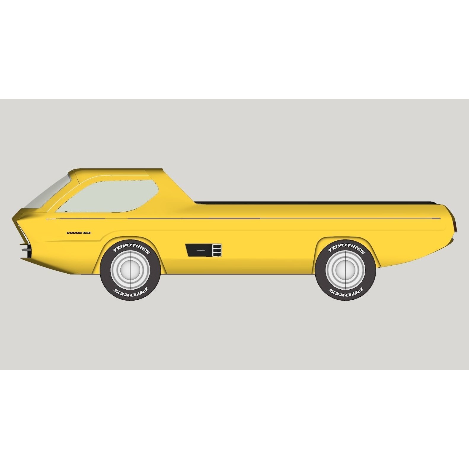 Dodge Deora - High-Poly and Low-Poly 3D Model - View 26