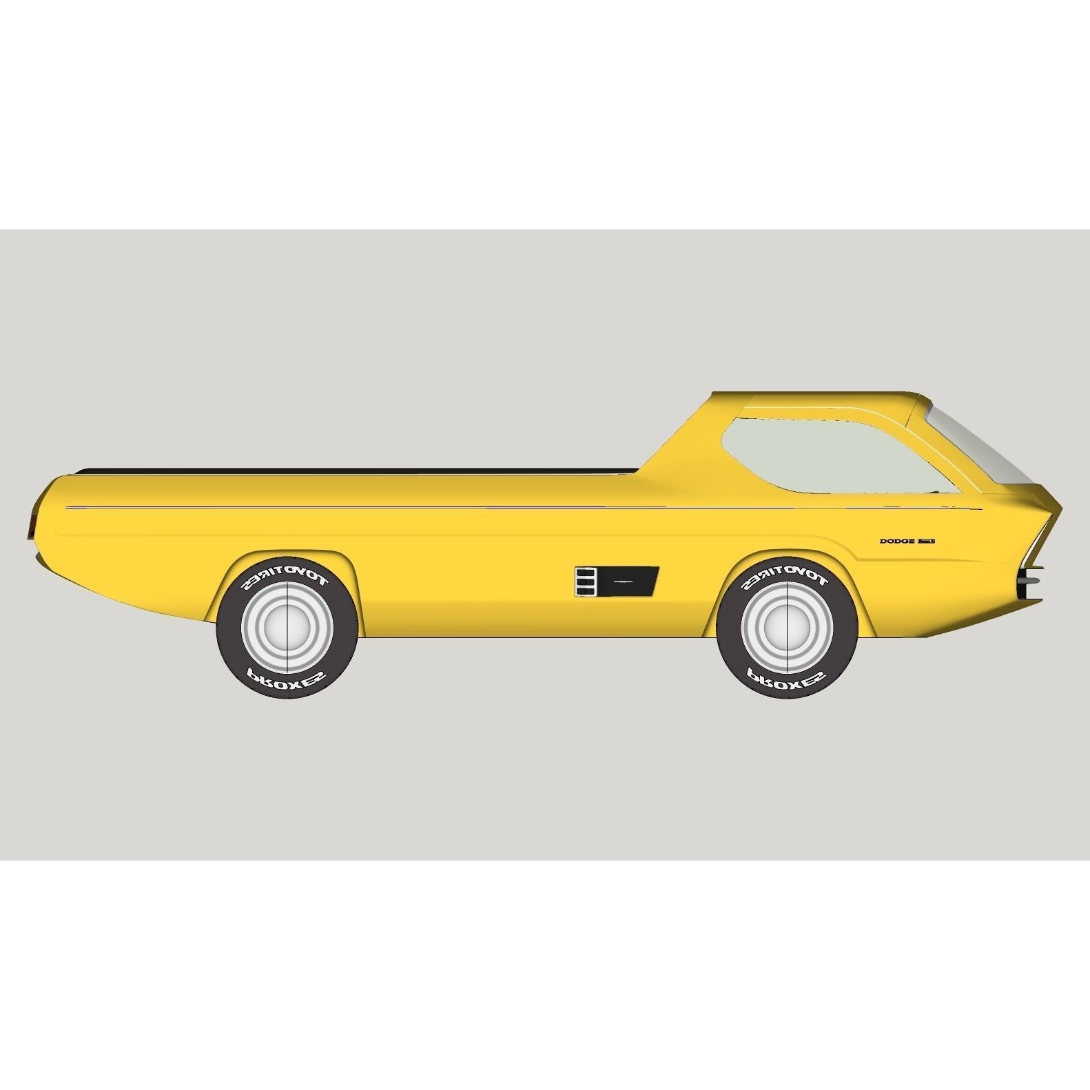 Dodge Deora - High-Poly and Low-Poly 3D Model - View 27
