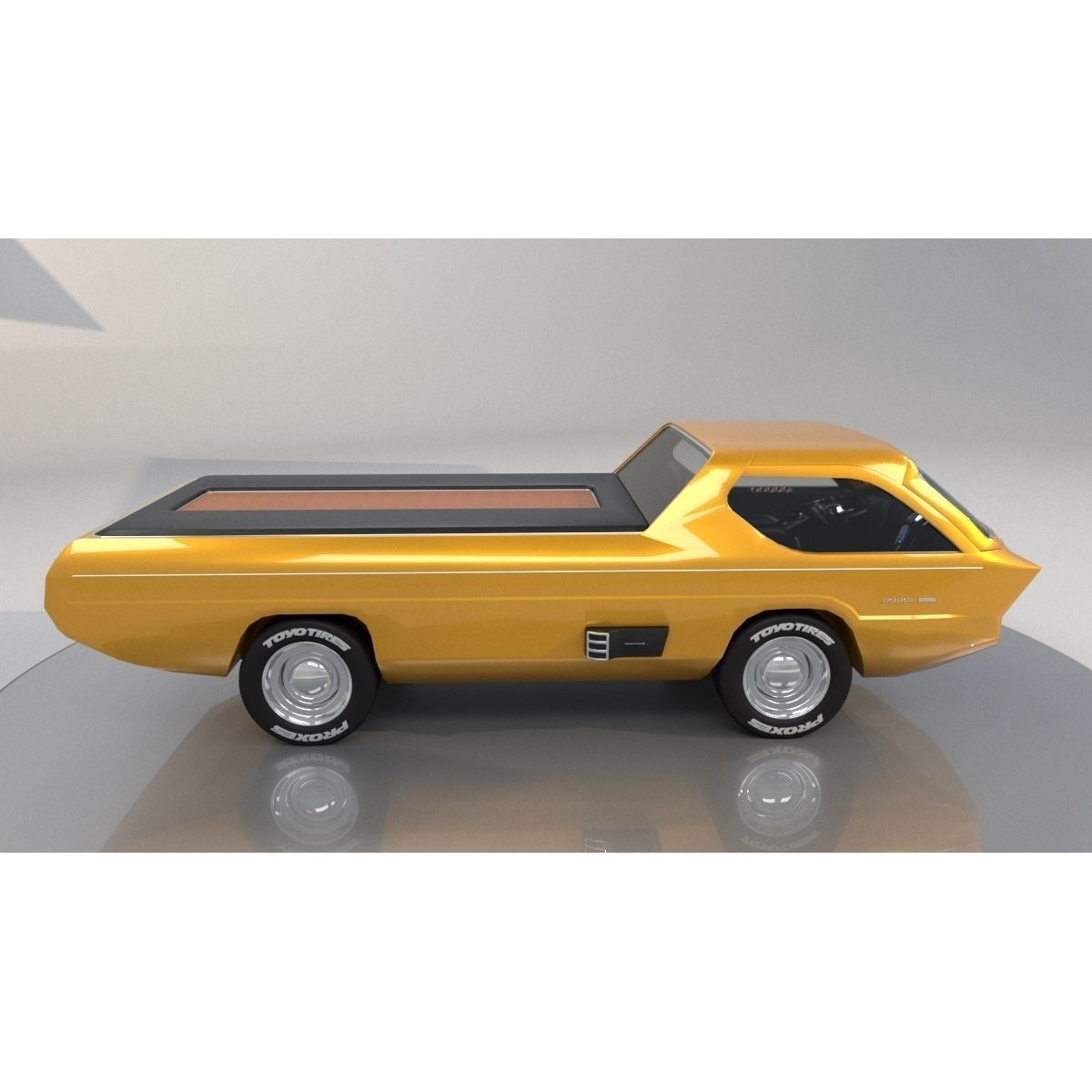 Dodge Deora - High-Poly and Low-Poly 3D Model - View 31