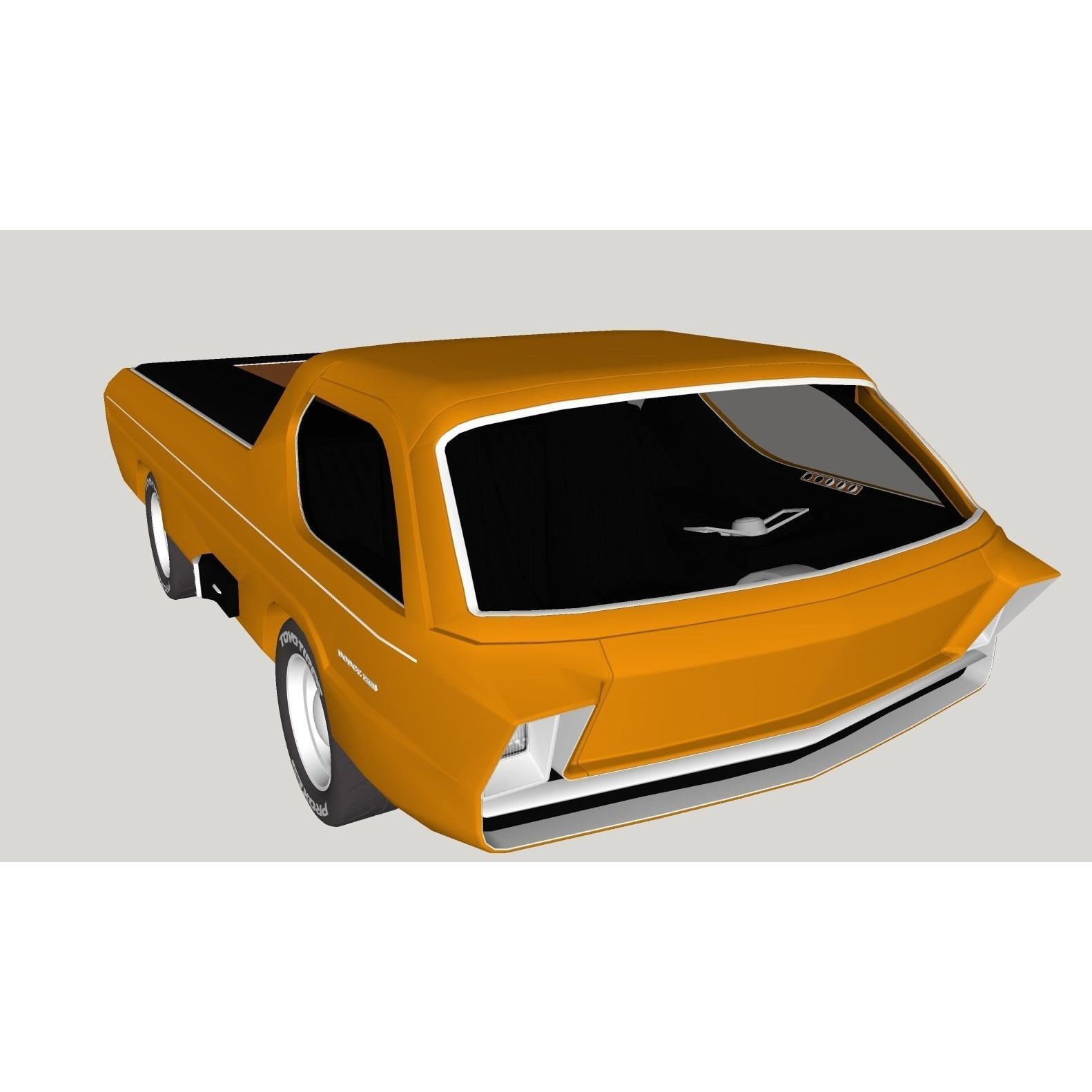 Dodge Deora - High-Poly and Low-Poly 3D Model - View 36