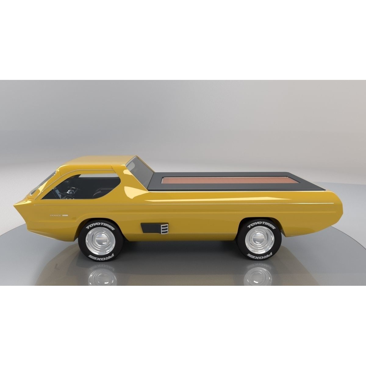 Dodge Deora - High-Poly and Low-Poly 3D Model - View 4