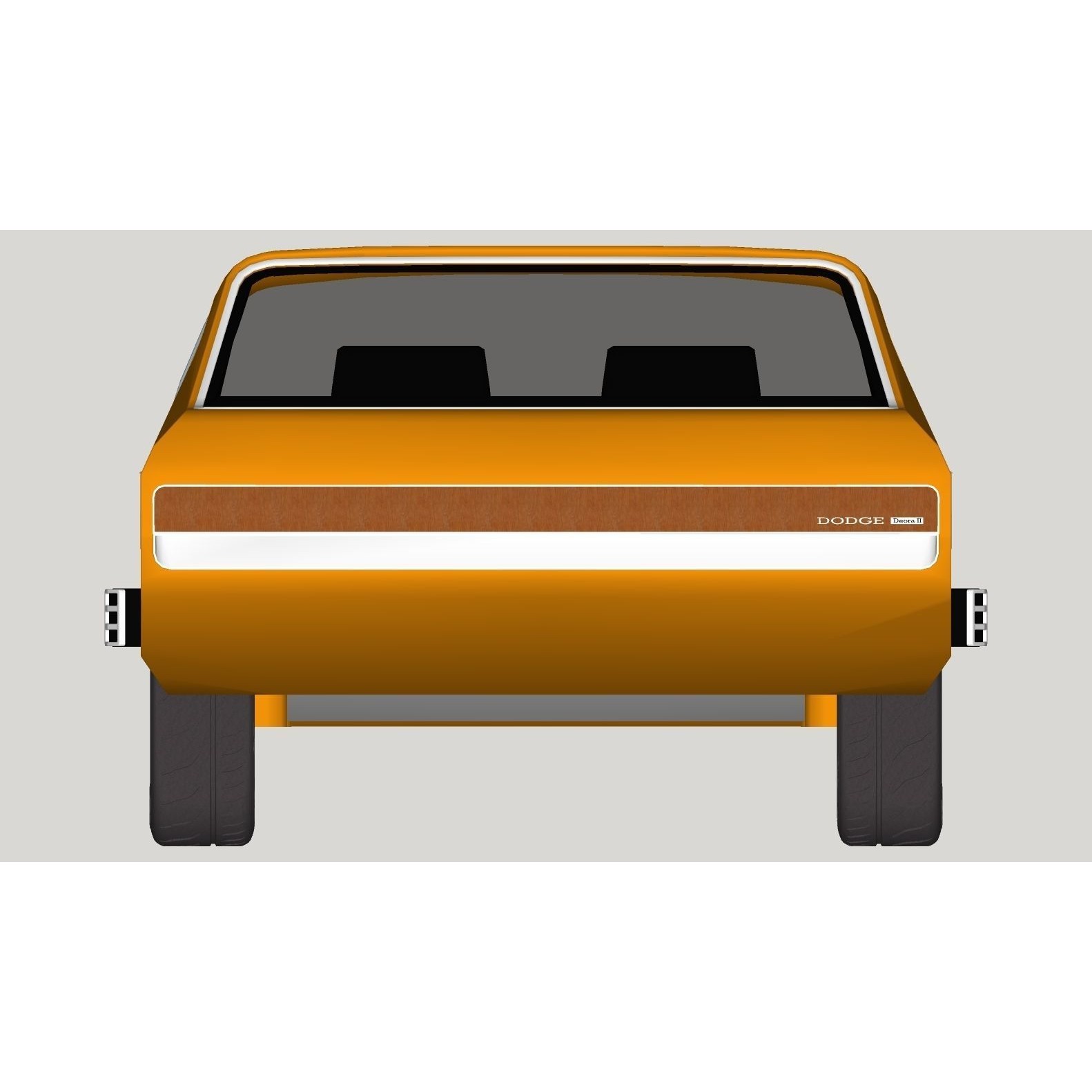 Dodge Deora - High-Poly and Low-Poly 3D Model - View 40
