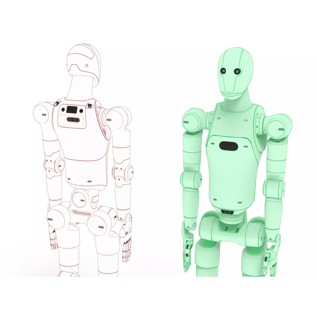 Humanoid Robot 3D Model – High Poly Character with PBR Textures, FBX - View 26
