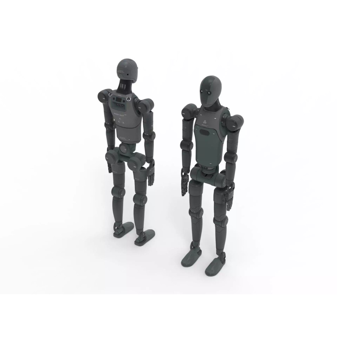 Humanoid Robot 3D Model – High Poly Character with PBR Textures, FBX - View 3
