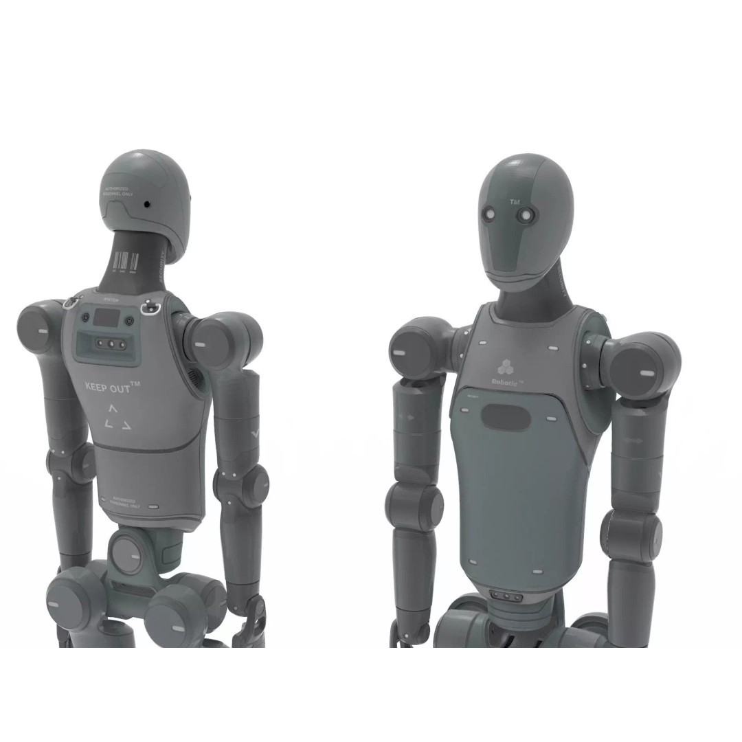 Humanoid Robot 3D Model – High Poly Character with PBR Textures, FBX - View 5