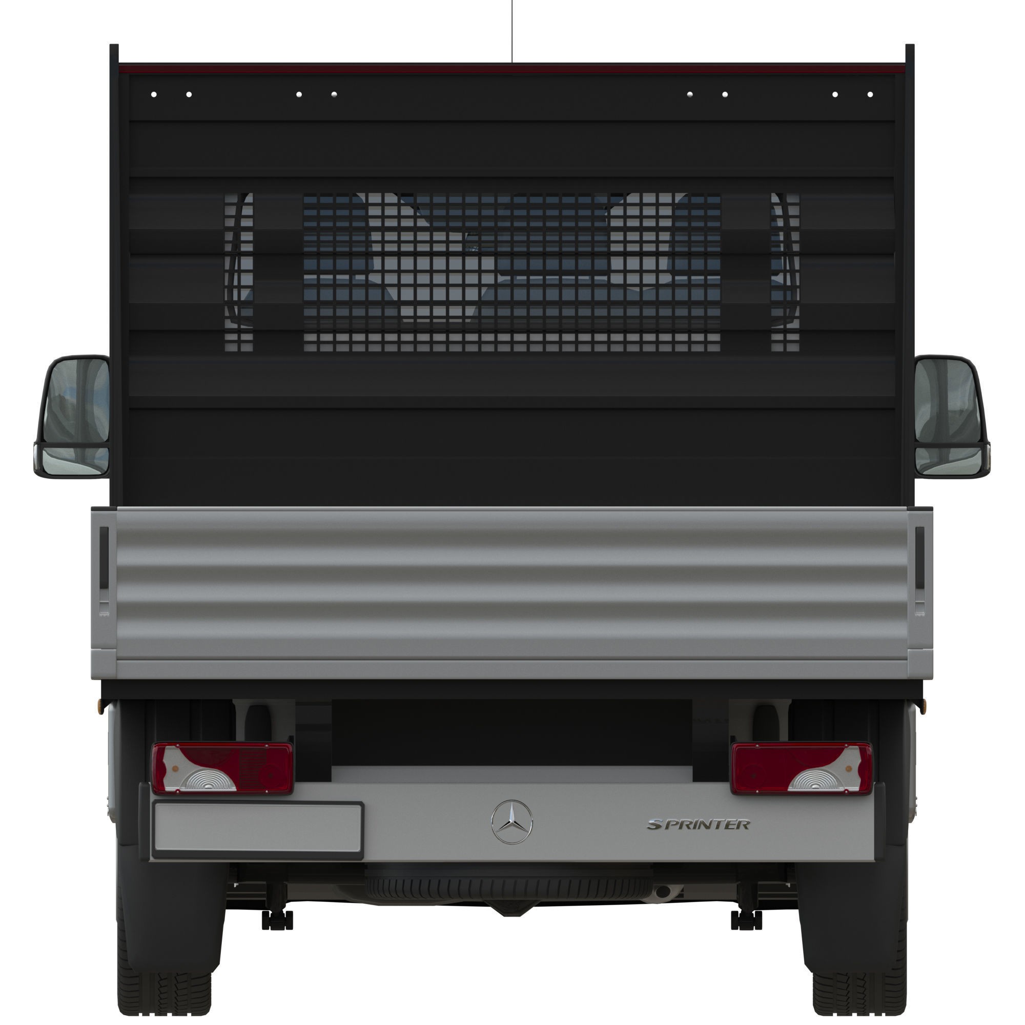 Mercedes-Benz Sprinter Chassis Cab L1 - Game-Ready 3D Model - View 10