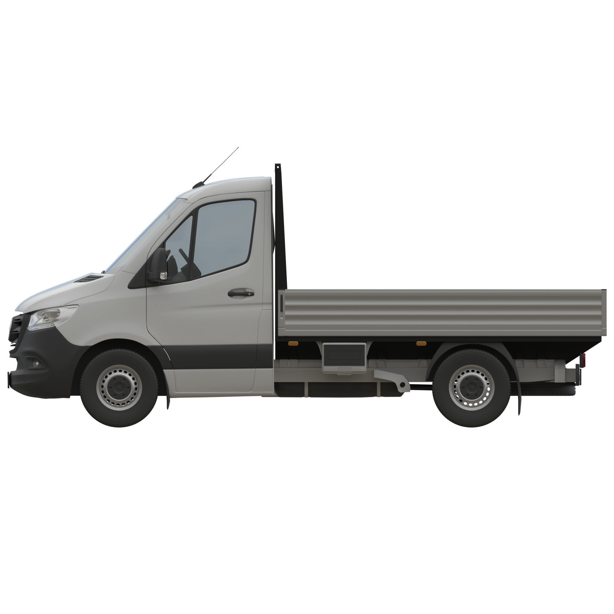 Mercedes-Benz Sprinter Chassis Cab L1 - Game-Ready 3D Model - View 12