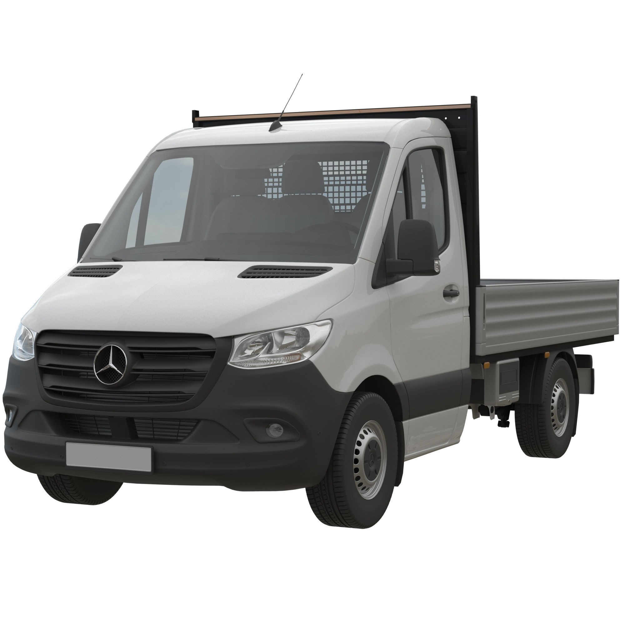 Mercedes-Benz Sprinter Chassis Cab L1 - Game-Ready 3D Model - View 3