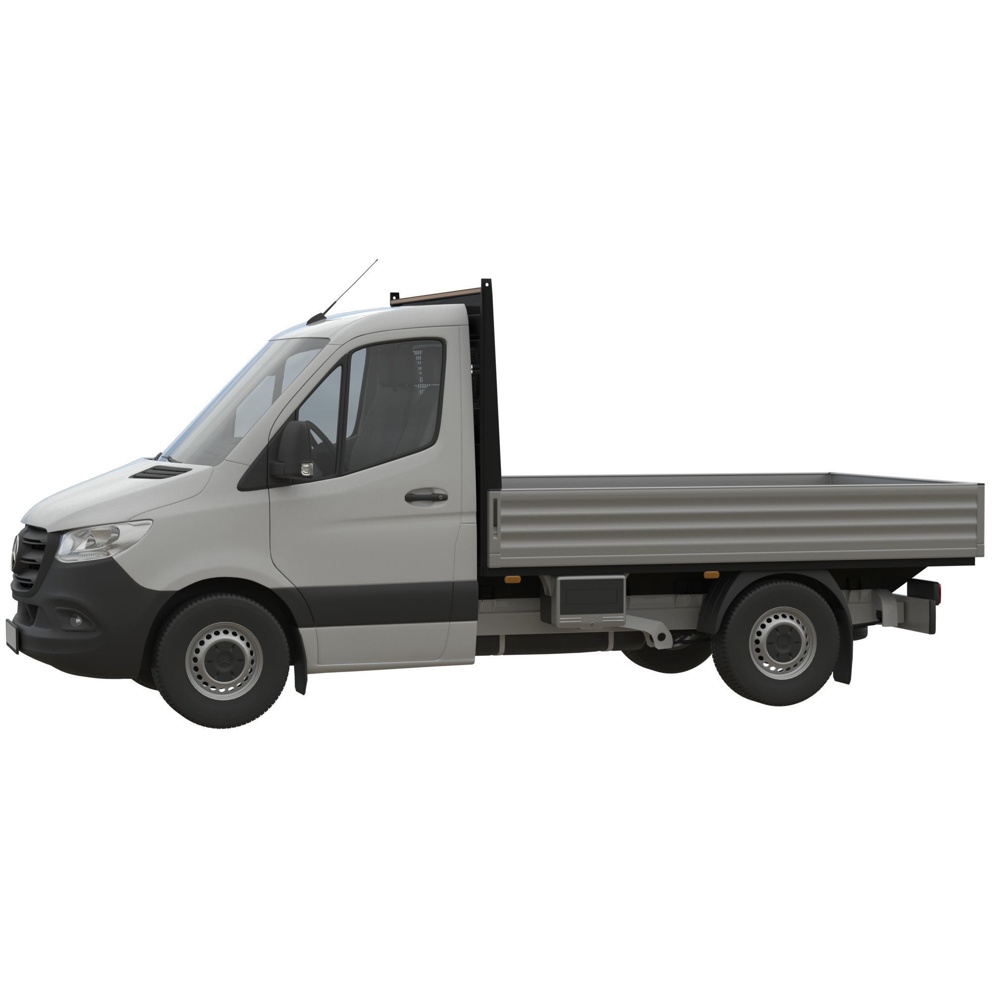 Mercedes-Benz Sprinter Chassis Cab L1 - Game-Ready 3D Model - View 4