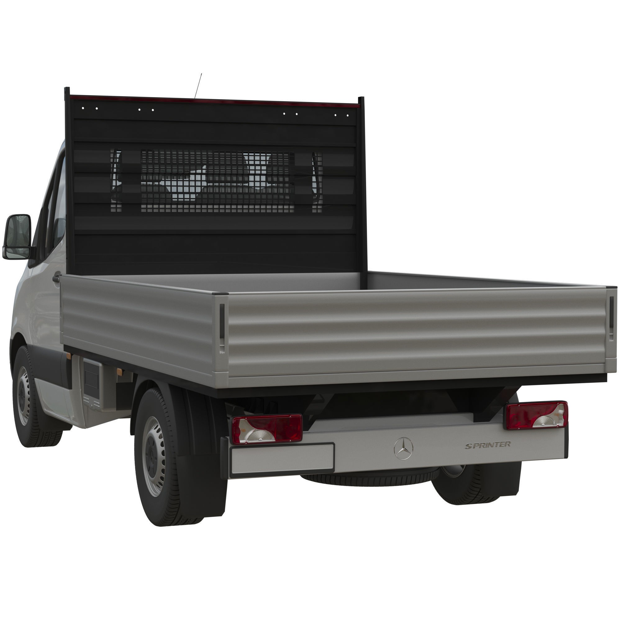 Mercedes-Benz Sprinter Chassis Cab L1 - Game-Ready 3D Model - View 6