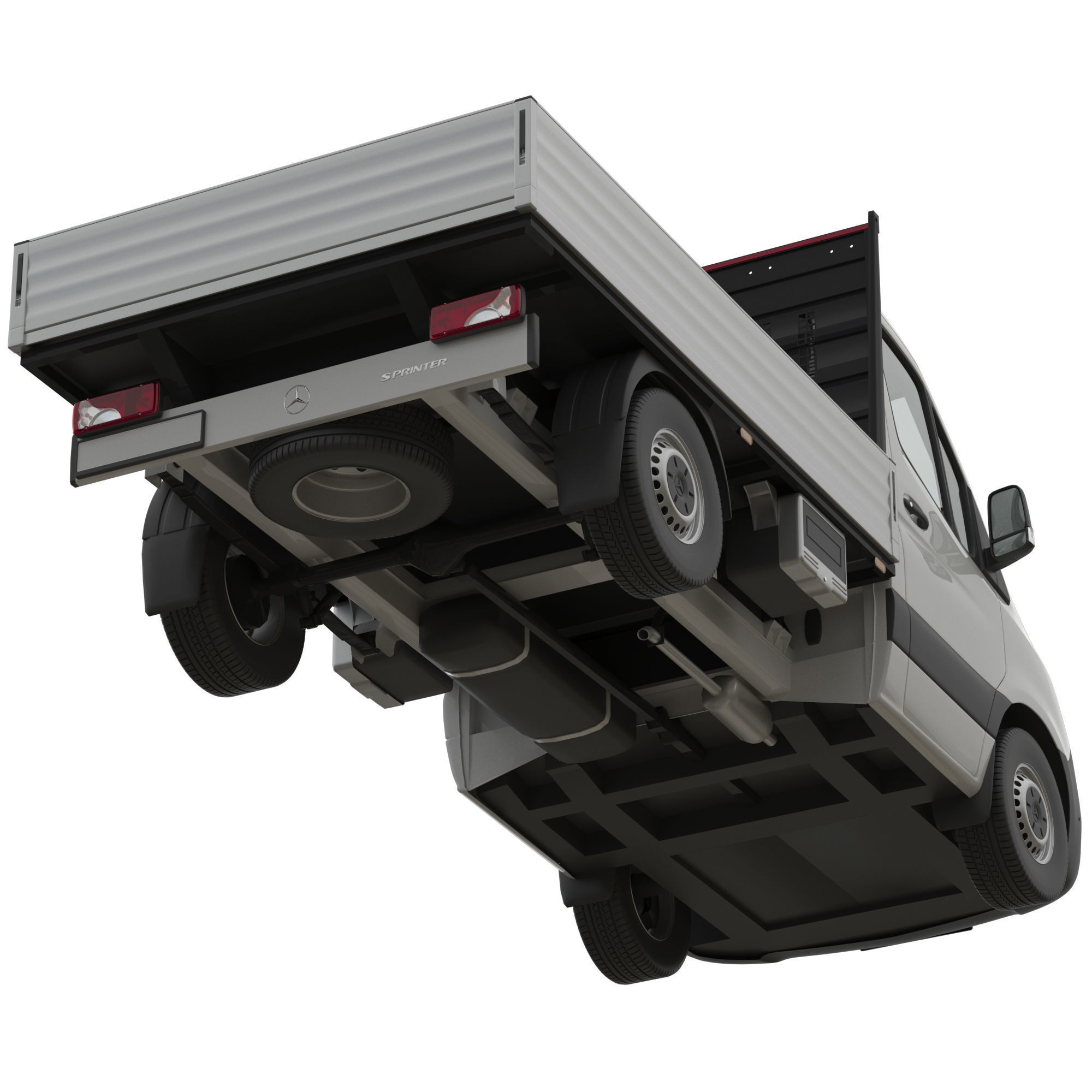 Mercedes-Benz Sprinter Chassis Cab L1 - Game-Ready 3D Model - View 7