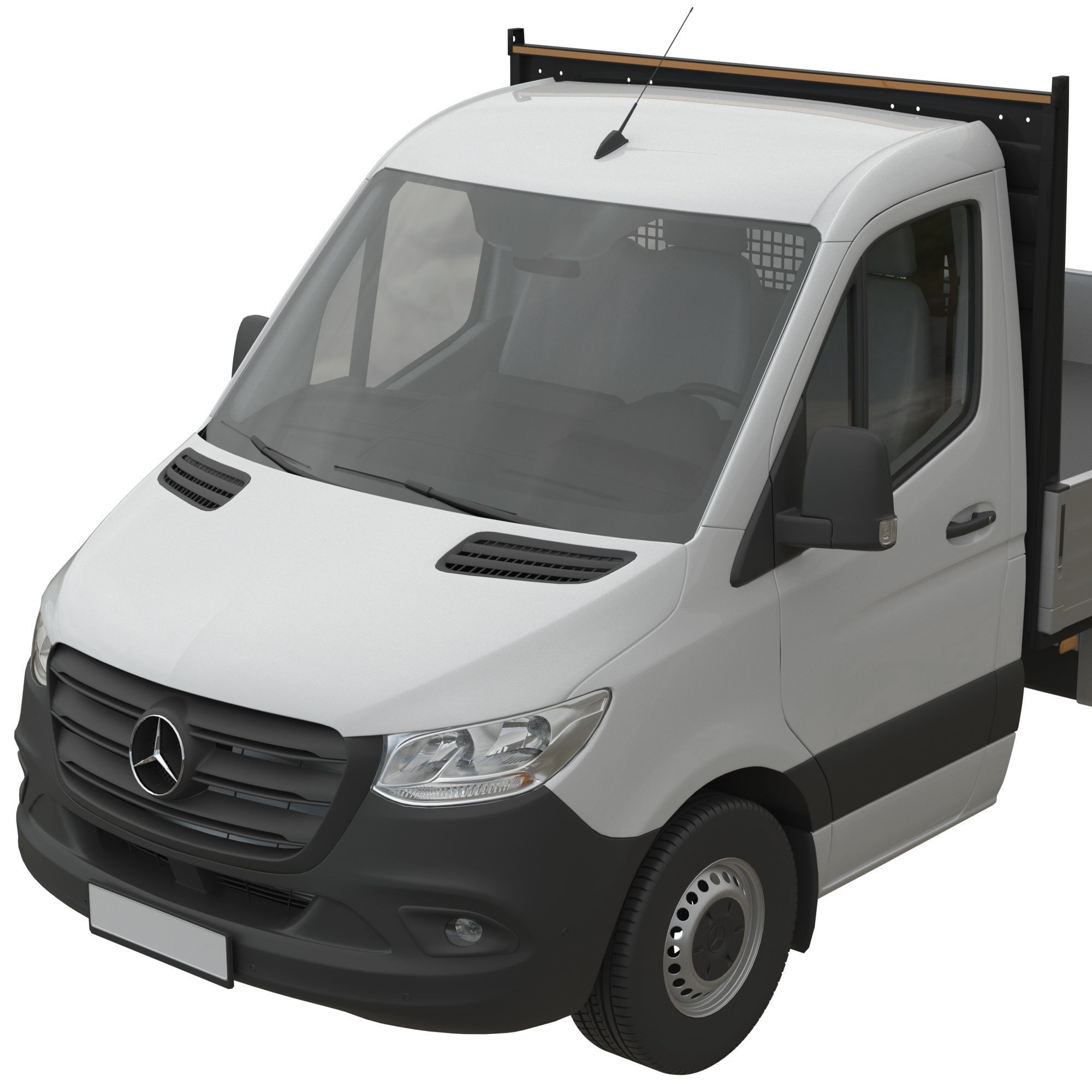 Mercedes-Benz Sprinter Chassis Cab L1 - Game-Ready 3D Model - View 8