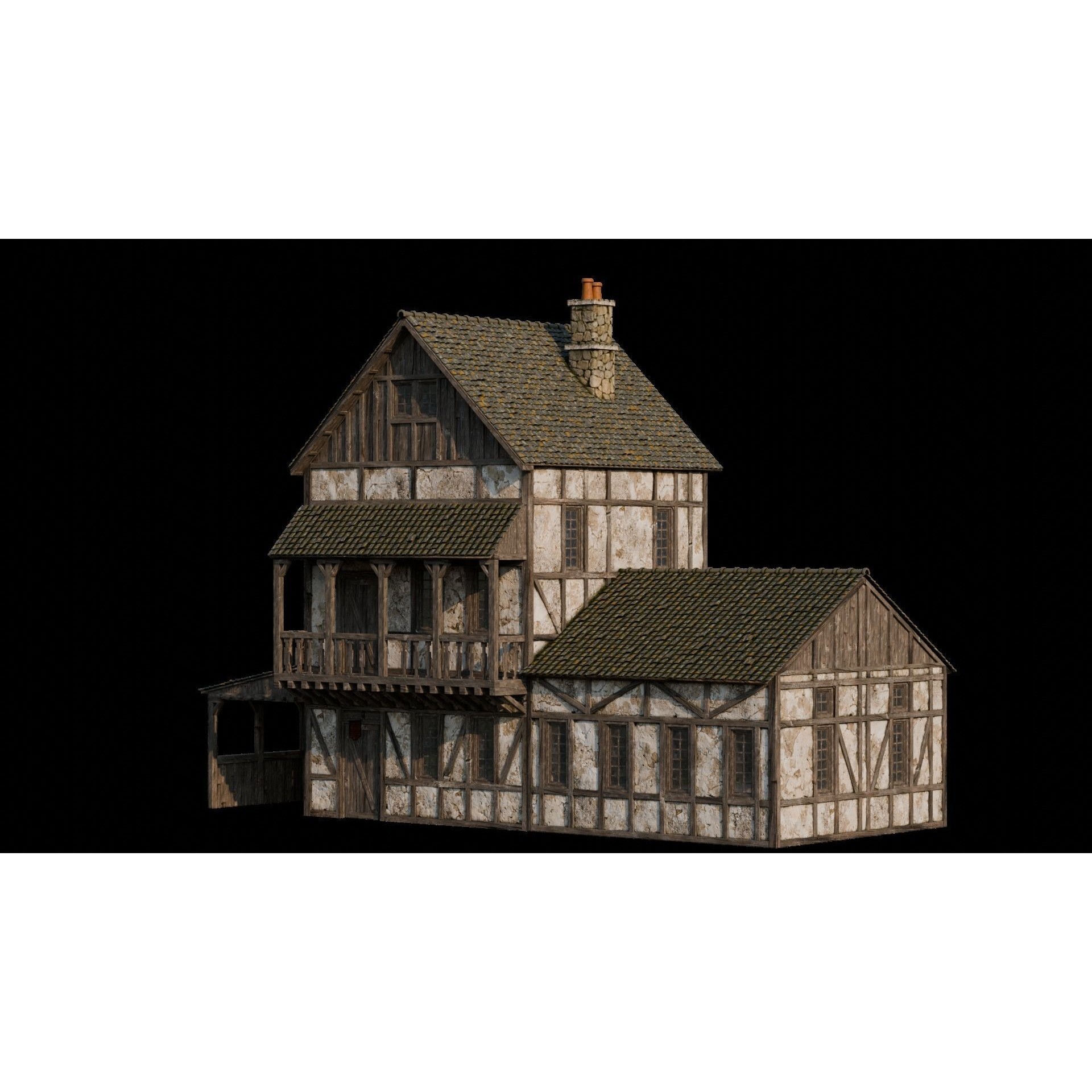 Medieval Landscape - Game-Ready 3D Model