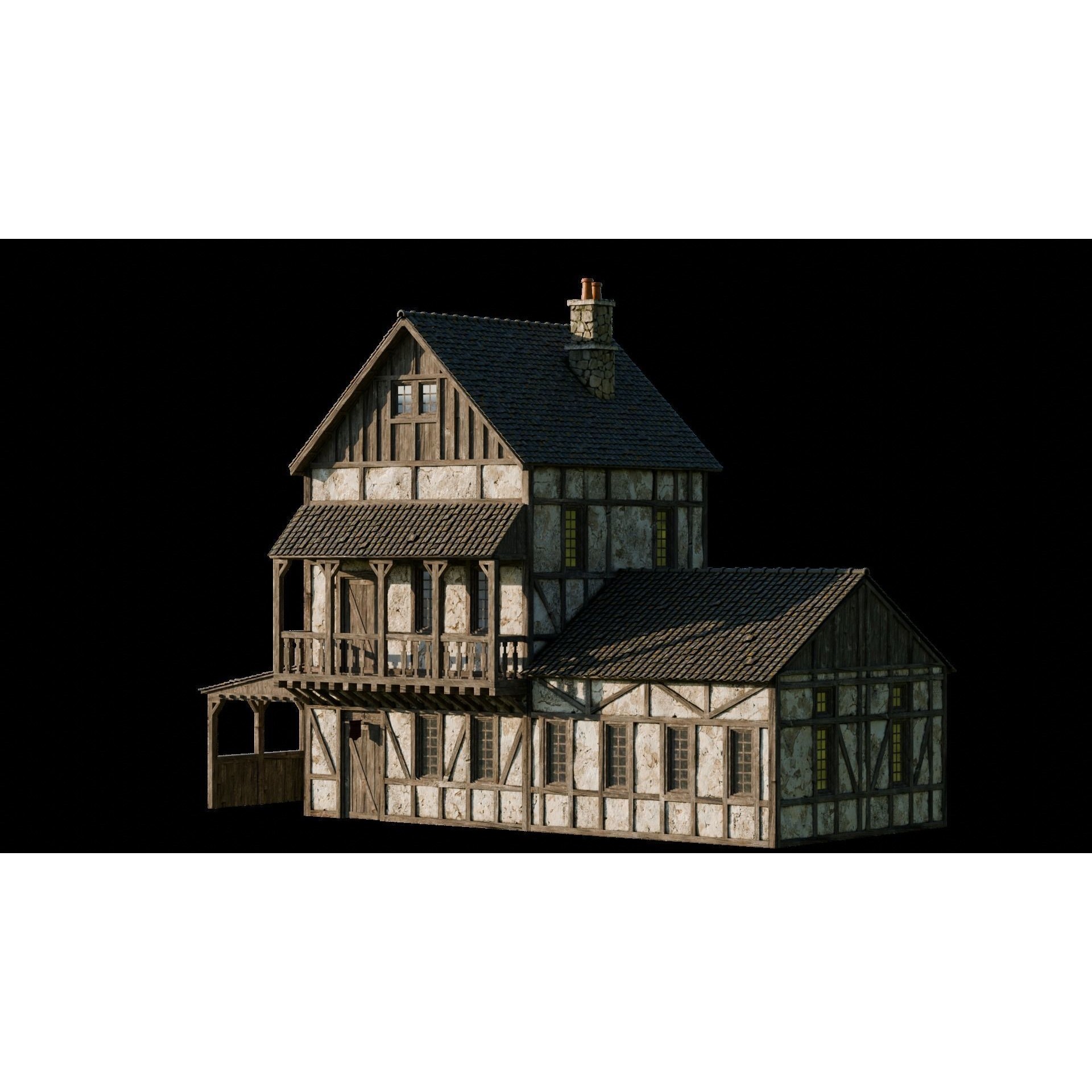 Medieval Landscape - Game-Ready 3D Model - View 38
