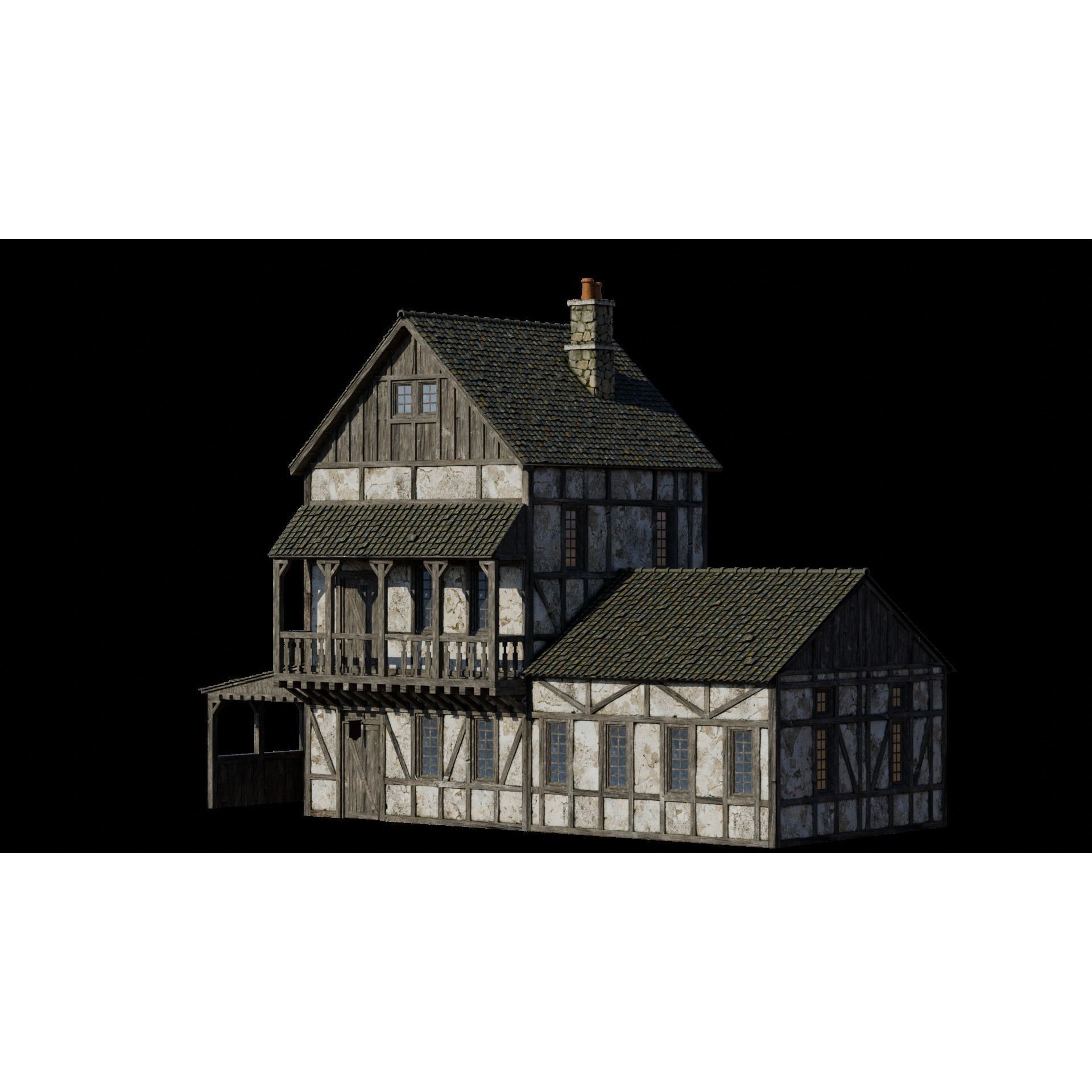 Medieval Landscape - Game-Ready 3D Model - View 6