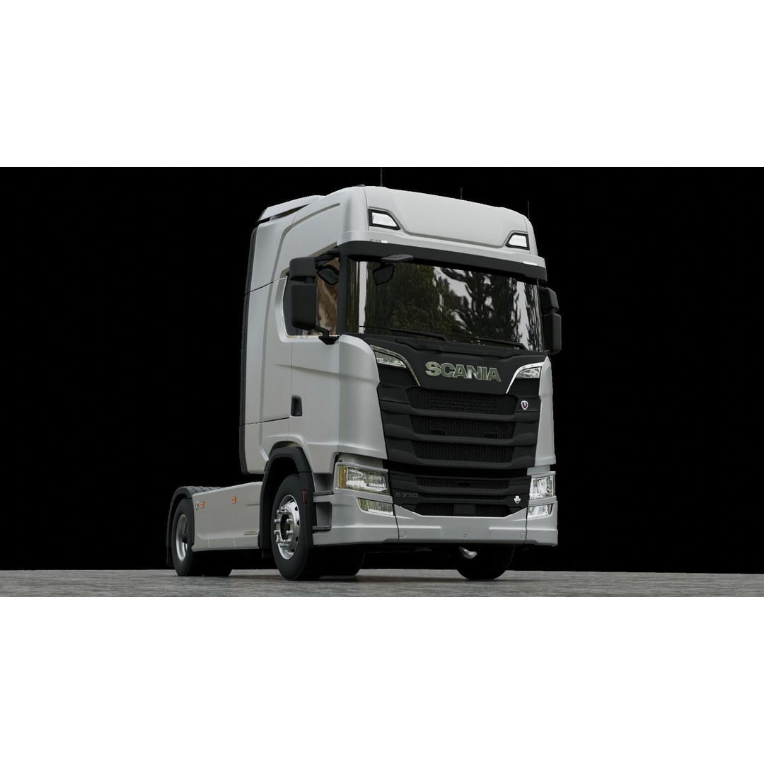 Scania Truck 3D Model – Realistic Game-Ready Asset, PBR, FBX