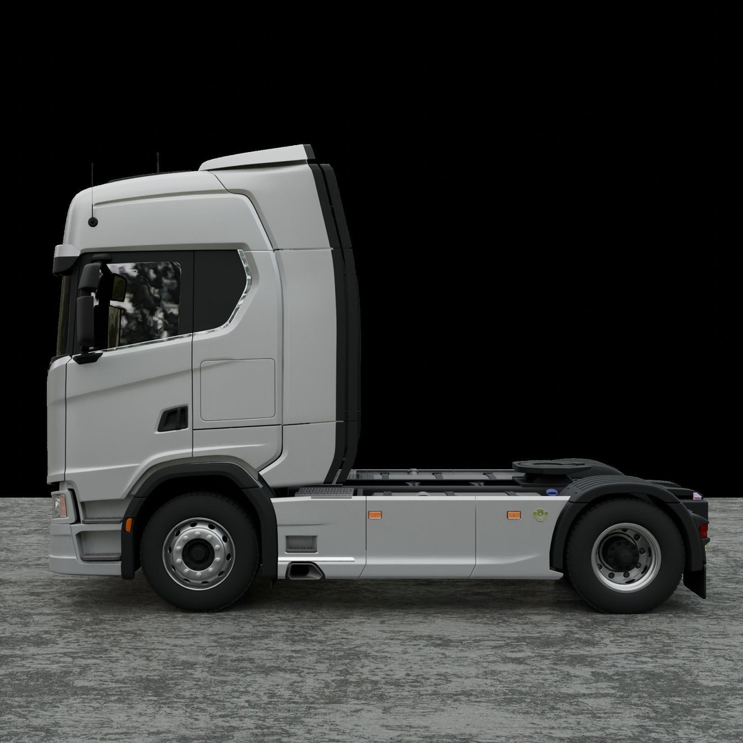 Scania Truck 3D Model – Realistic Game-Ready Asset, PBR, FBX - View 4