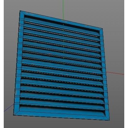 Air Vents 3D Model – Low Poly Industrial Asset, FBX & PBR Textures
