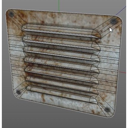 Air Vents 3D Model – Low Poly Industrial Asset, FBX & PBR Textures - View 14